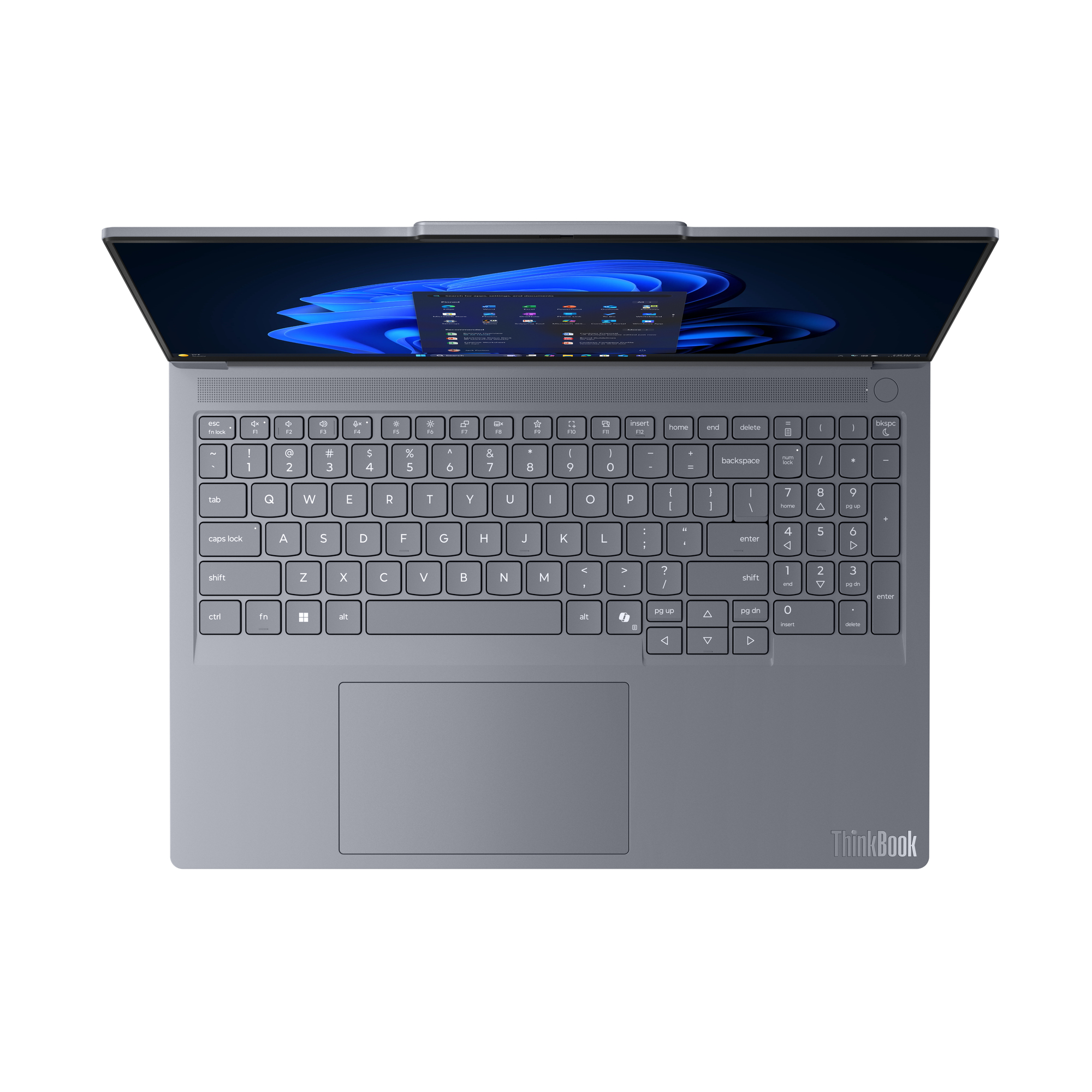 Lenovo ThinkBook 16p G6 ADR AMD Ryzen 9 8940HX Port�til 40,6 cm (16) WQXGA 32 GB DDR5-SDRAM 1 TB SSD NVIDIA GeForce RTX 5060 Wi-Fi 7 (802.11be) Windows 11 Pro Alem�n Gris
