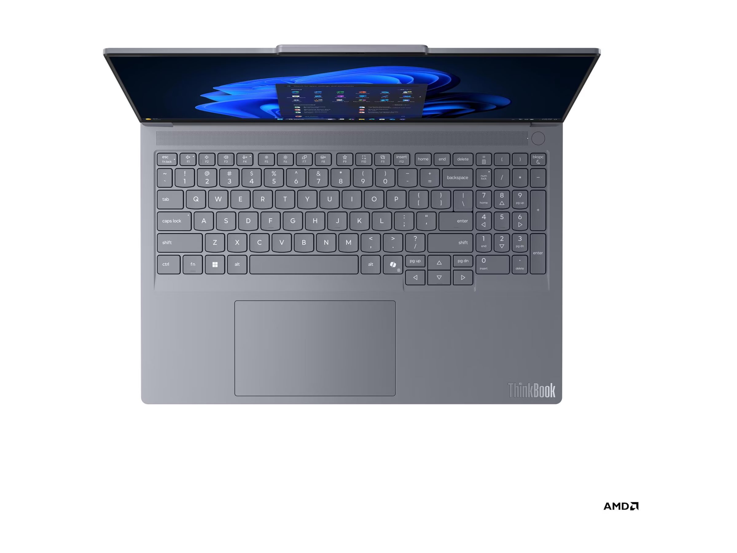 Lenovo ThinkBook 16p G6 ADR AMD Ryzen 9 8940HX Port�til 40,6 cm (16) WQXGA 32 GB DDR5-SDRAM 1 TB SSD NVIDIA GeForce RTX 5060 Wi-Fi 7 (802.11be) Windows 11 Pro Alem�n Gris