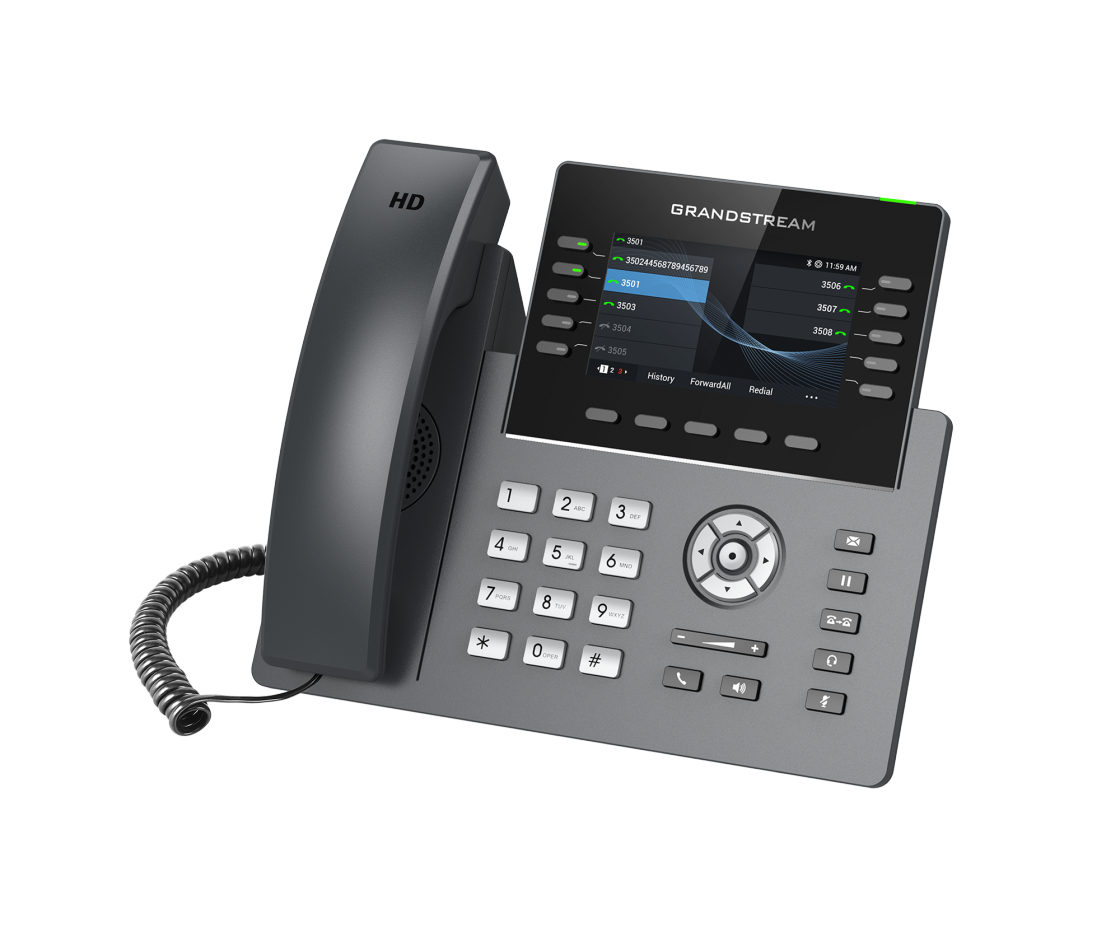 Grandstream Networks GRP2615 IP phone Black, Grey 10 lines TFT Wi-Fi