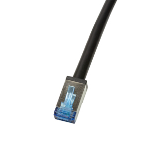 LogiLink CQ7033S cable de red Negro 1 m Cat6a S/FTP (S-STP)