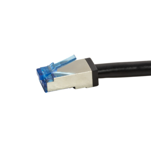 LogiLink CQ7033S cable de red Negro 1 m Cat6a S/FTP (S-STP)
