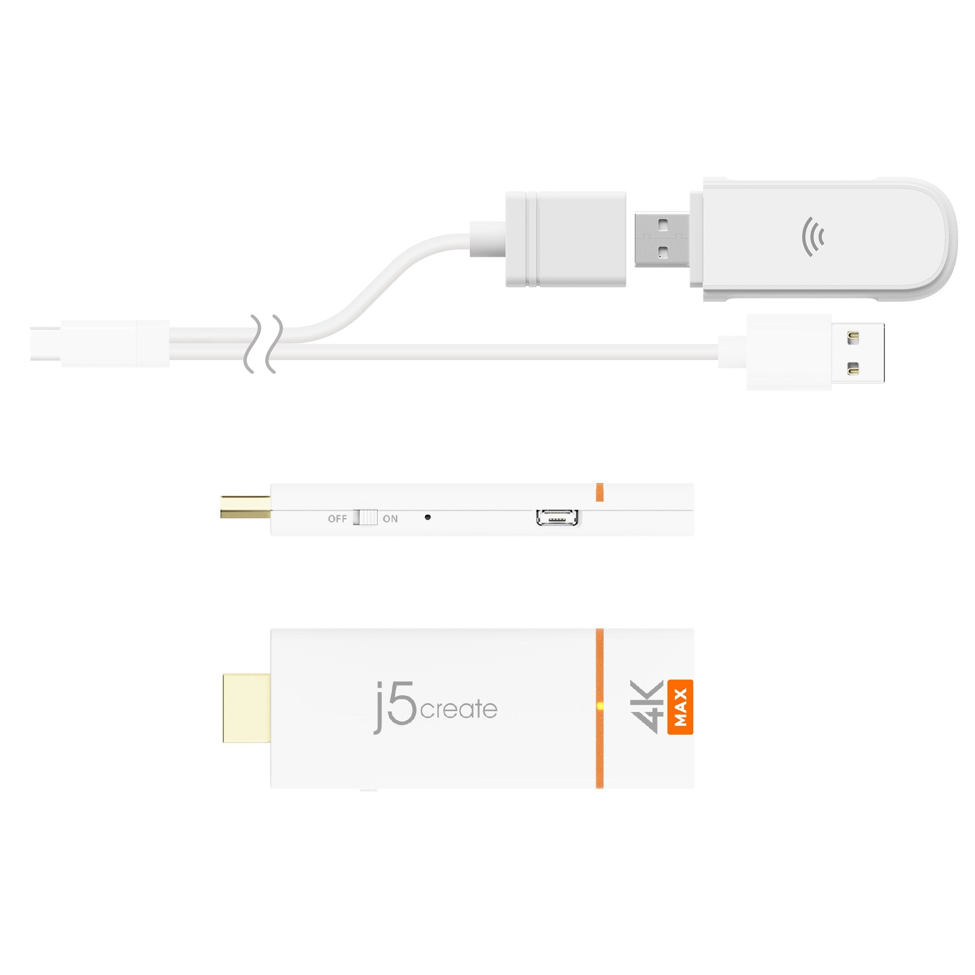 j5create SCREENCAST 4K MAX WIRELESS - Adapter - Digital/Display/Video