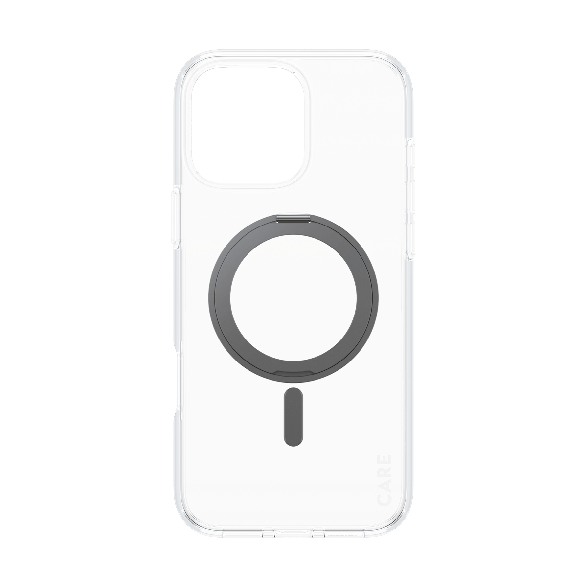 PanzerGlass CARE by � Case Transparent w. Black Kickstand & MagSafe iPhone 16 Pro Max coque de protection pour t�l�phones portables Housse Noir