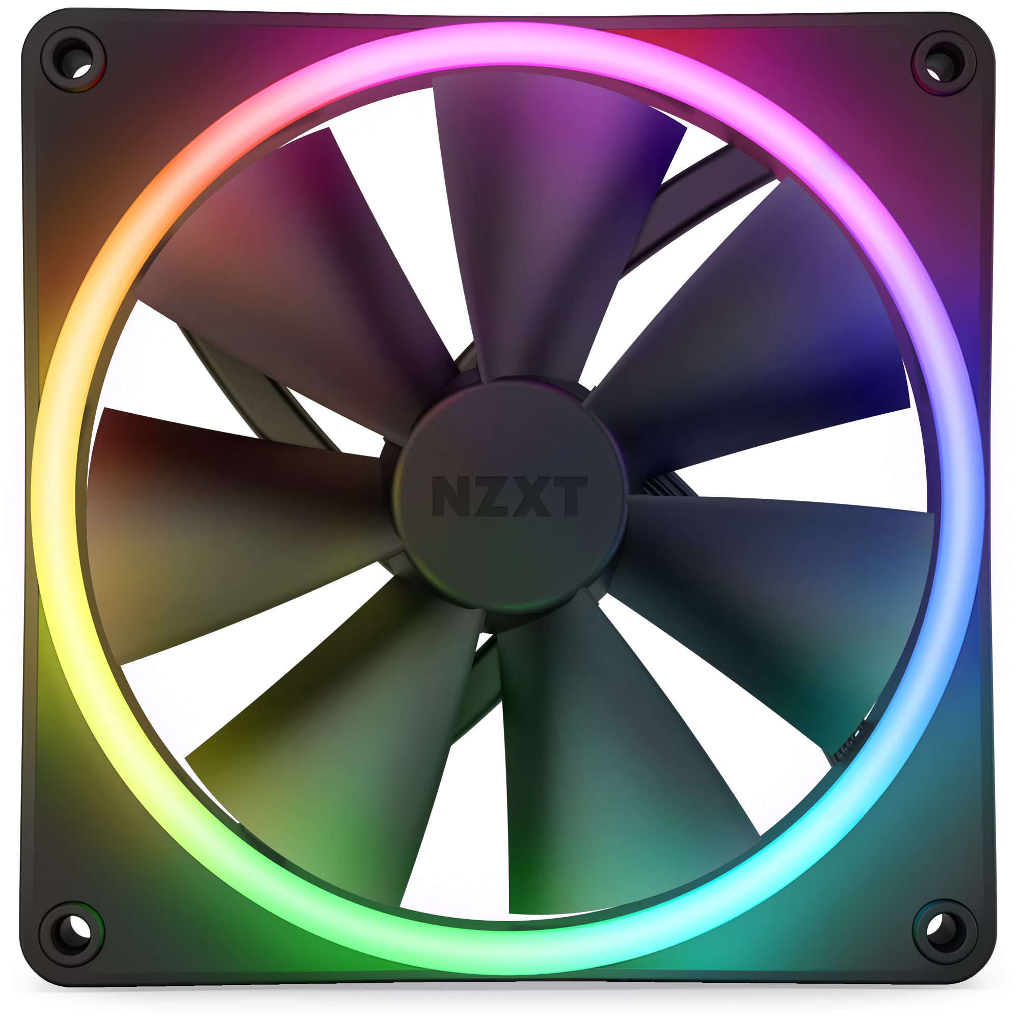 NZXT F140 RGB DUO Ventilateur 14 cm Noir 1 pi�ce(s)