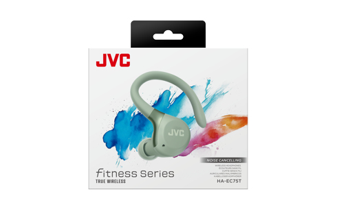 JVC HA-EC75T-G-U casque Sans fil Crochets auriculaires Sports Bluetooth Vert