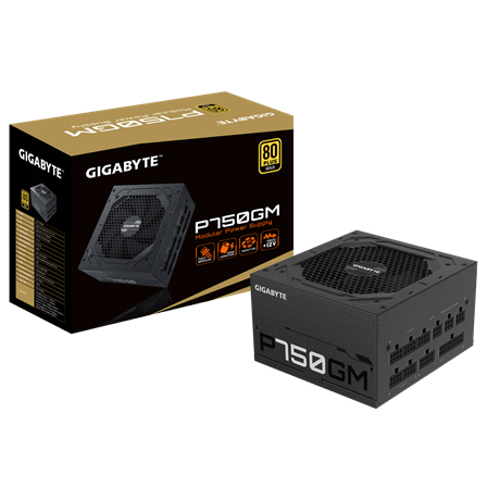 Gigabyte P750GM unit dalimentation dnergie 750 W 20+4 pin ATX ATX Noir