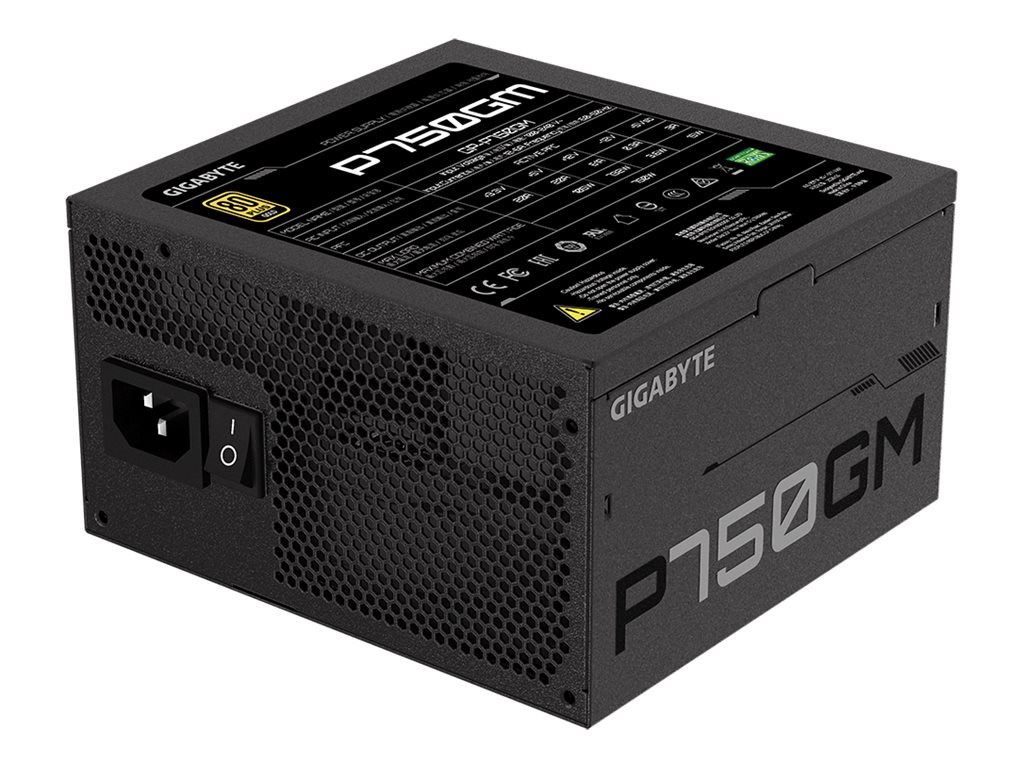 Gigabyte P750GM unit dalimentation dnergie 750 W 20+4 pin ATX ATX Noir
