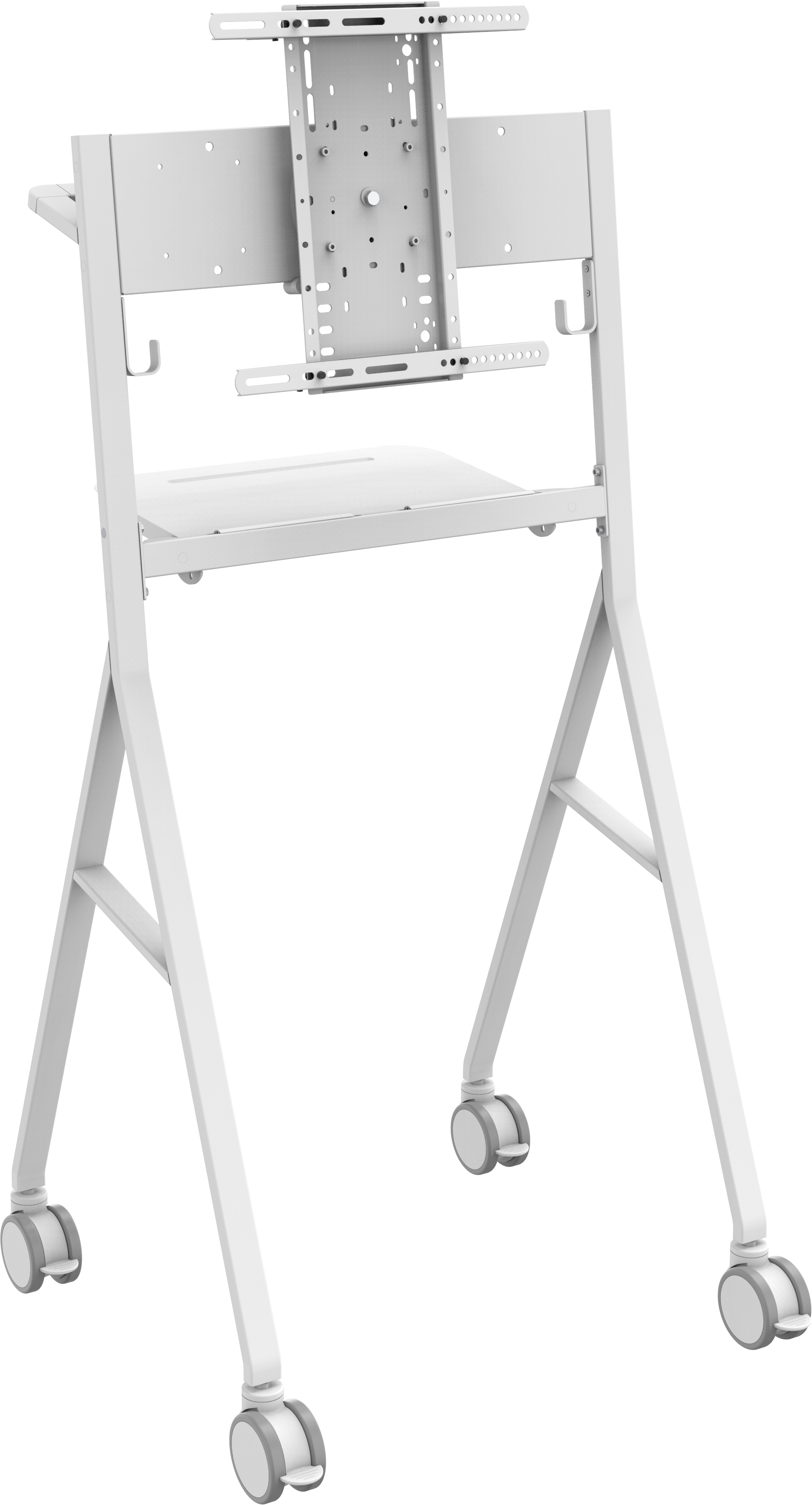 Vision VFM-F10 - Wagen - fr Flachbildschirm - Stahl - Off-White - Bildschirmgre: 127-139.7 cm (50-55)