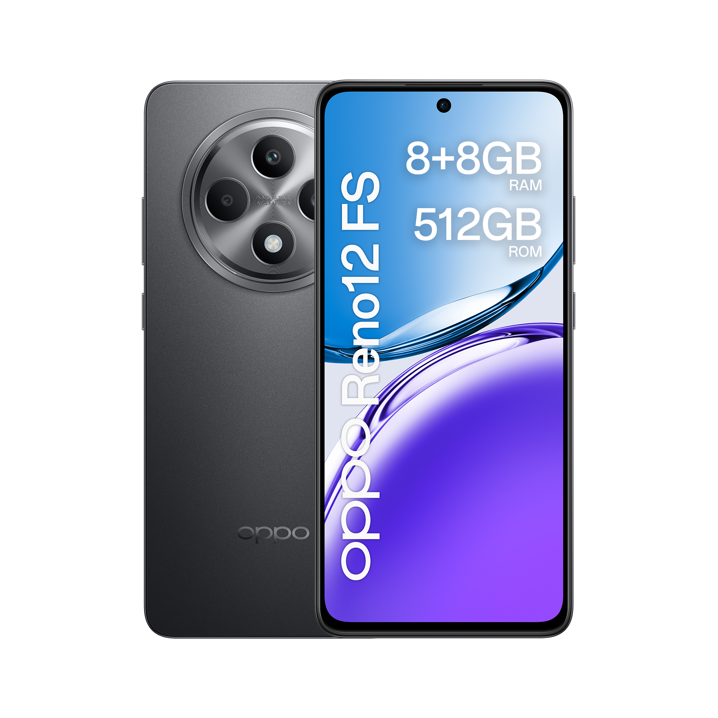 Oppo Reno12 FS 4G Dual Sim 8GB RAM 512GB - Matte Grey - 512 GB