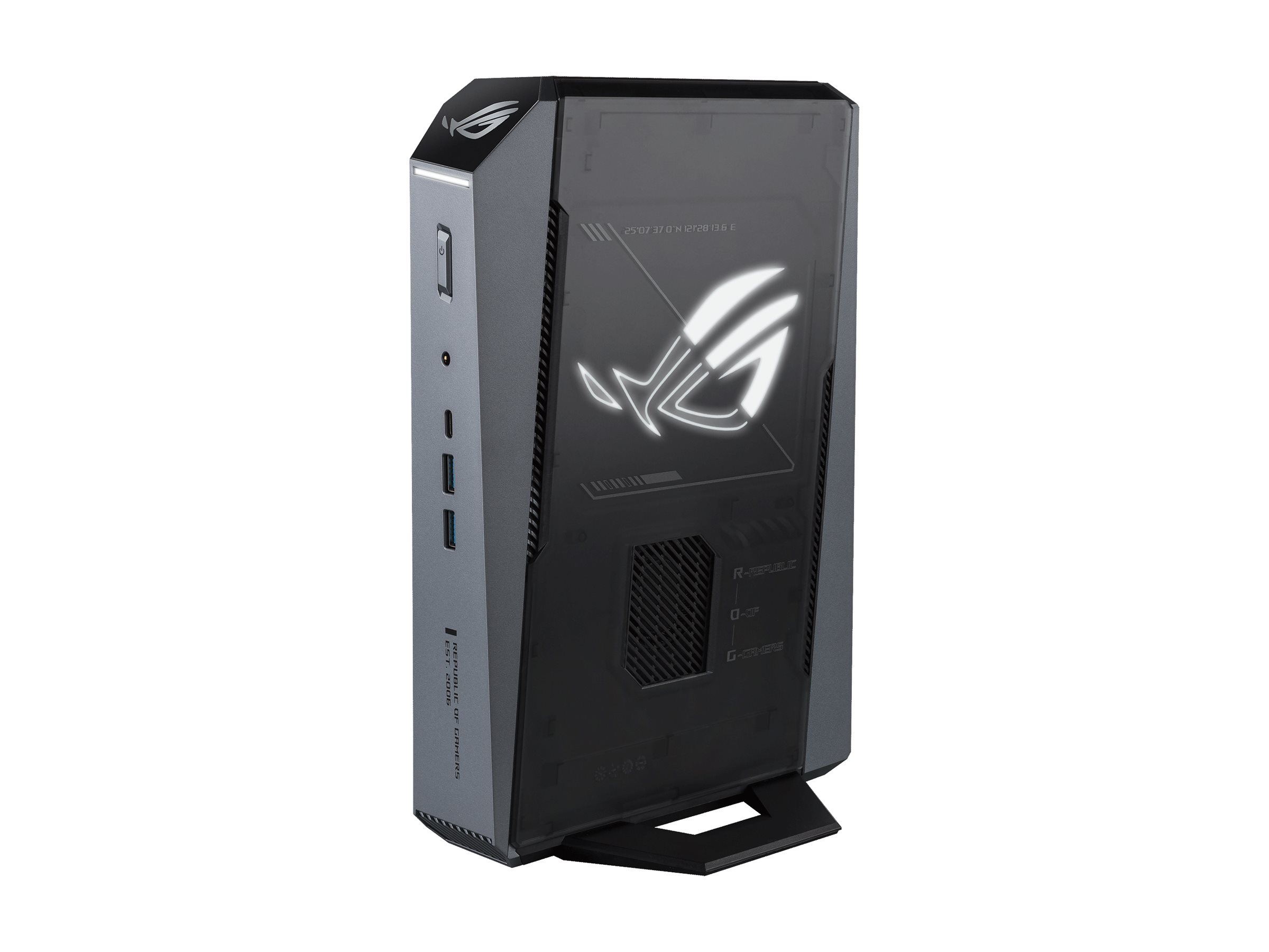 ASUS ROG GR70 -N90043AN AMD Ryzen 9 8940HX 16 GB DDR5-SDRAM 1 TB SSD NVIDIA GeForce RTX 5060 Windows 11 Home Mini PC PC Negro