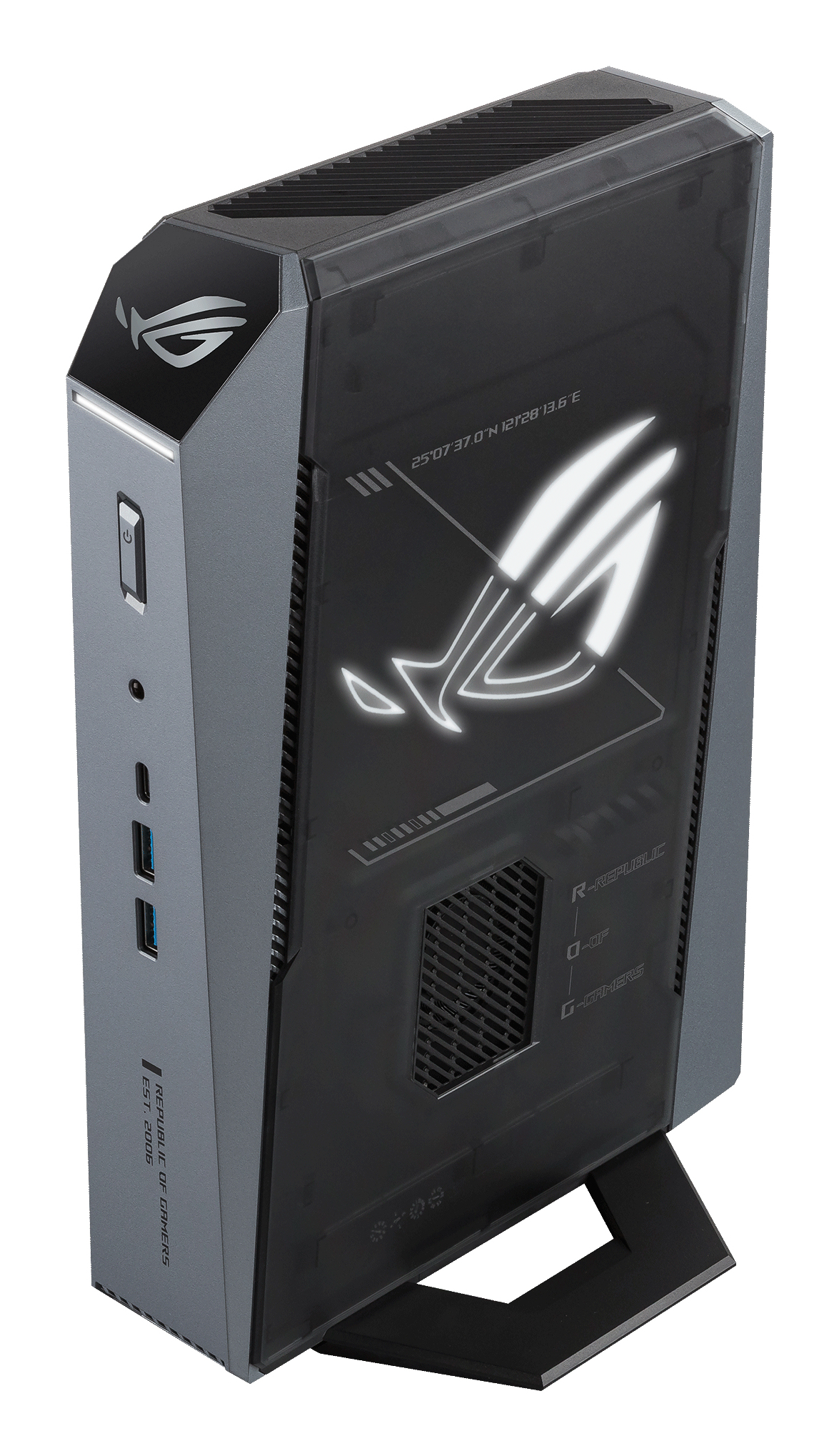 ASUS ROG GR70 -N90043AN AMD Ryzen 9 8940HX 16 GB DDR5-SDRAM 1 TB SSD NVIDIA GeForce RTX 5060 Windows 11 Home Mini PC PC Negro
