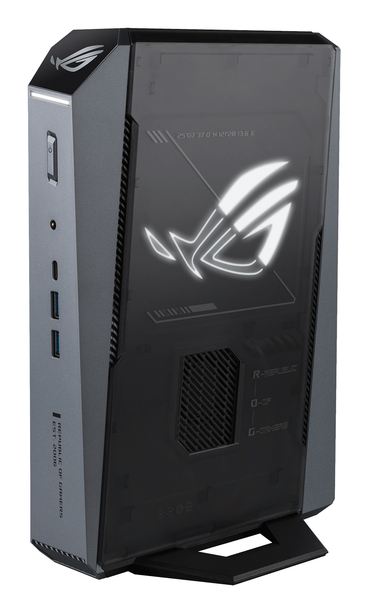 ASUS ROG GR70 -N90043AN AMD Ryzen 9 8940HX 16 GB DDR5-SDRAM 1 TB SSD NVIDIA GeForce RTX 5060 Windows 11 Home Mini PC PC Negro