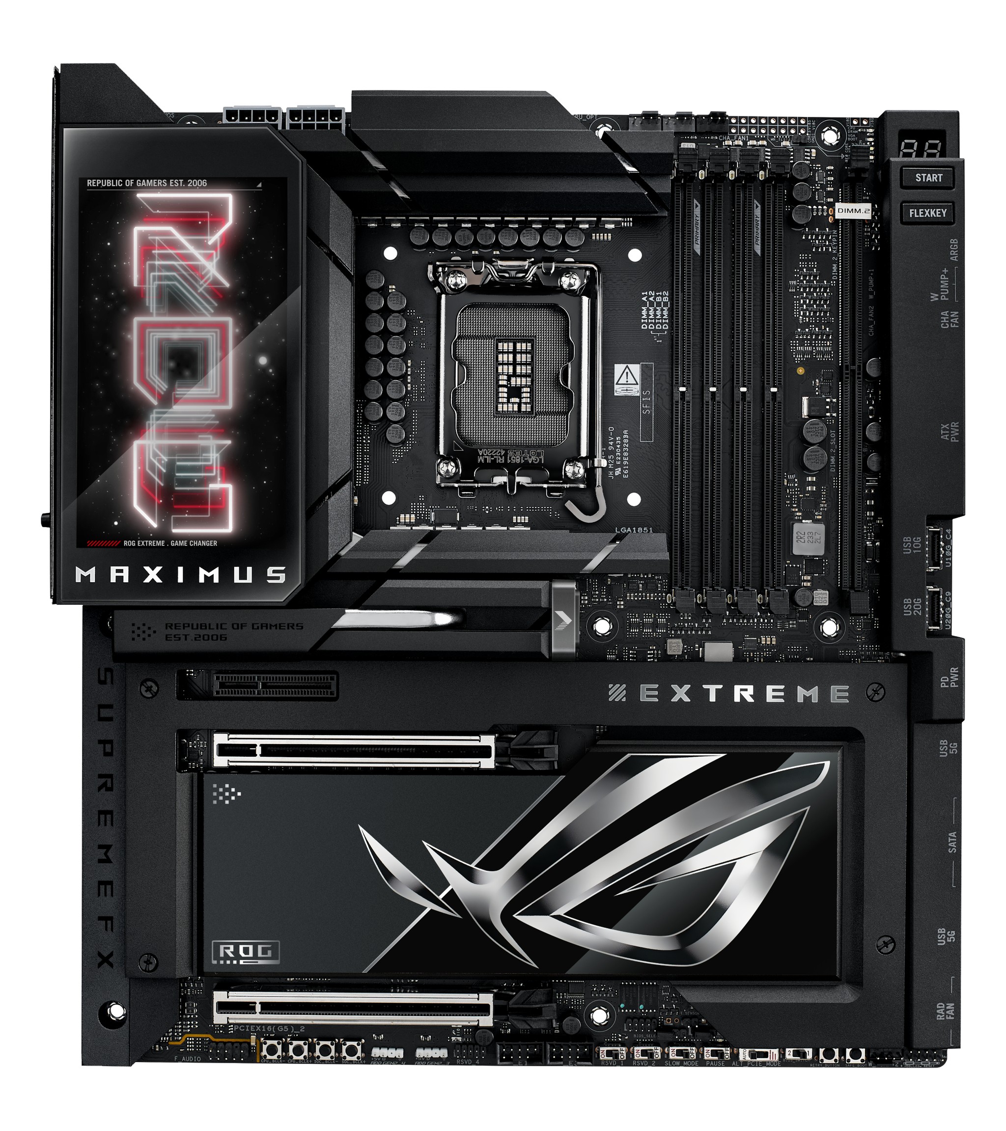 ASUS ROG MAXIMUS Z890 EXTREME Intel Z890 LGA 1851 (Socket V1) ATX tendu