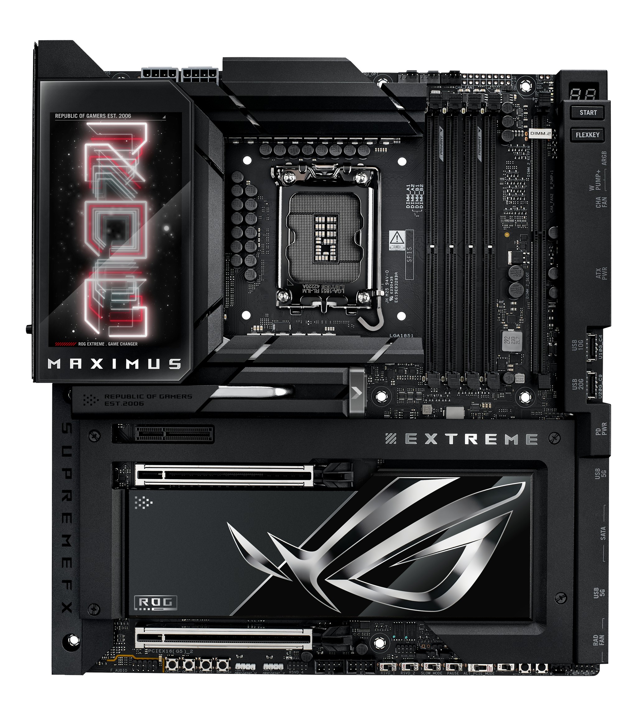 ASUS ROG MAXIMUS Z890 EXTREME Intel Z890 LGA 1851 (Socket V1) ATX tendu