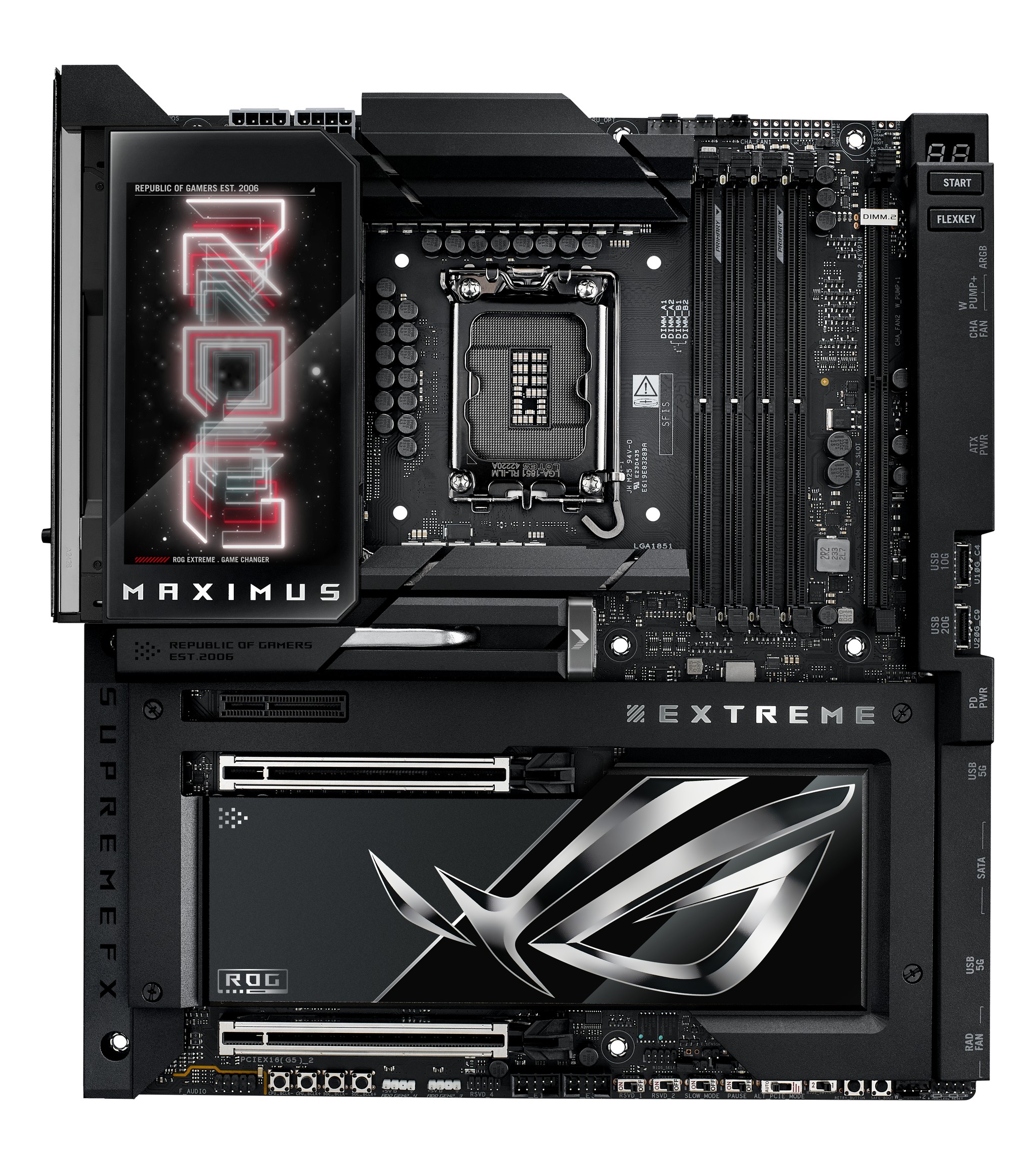 ASUS ROG MAXIMUS Z890 EXTREME Intel Z890 LGA 1851 (Socket V1) ATX tendu