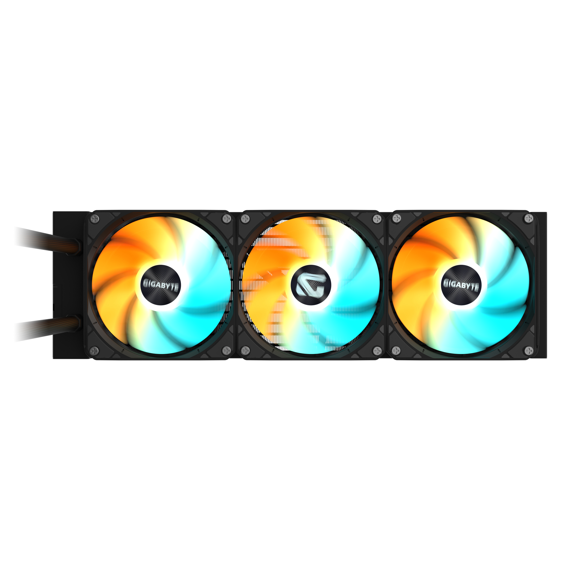 GIGABYTE GAMING 360 Refroidisseur Liquide pour CPU - 3x120 mm Ventilateurs ARGB, M�canisme dembo�tement coulissant, DAISY-CHAIN, Compatible Intel LGA 1851 et AMD AM5