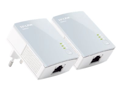 TP-LINK TL-PA411KIT AV500 Nano Powerline Adapter Starter Kit - Bridge - HomePlug AV (HPAV)