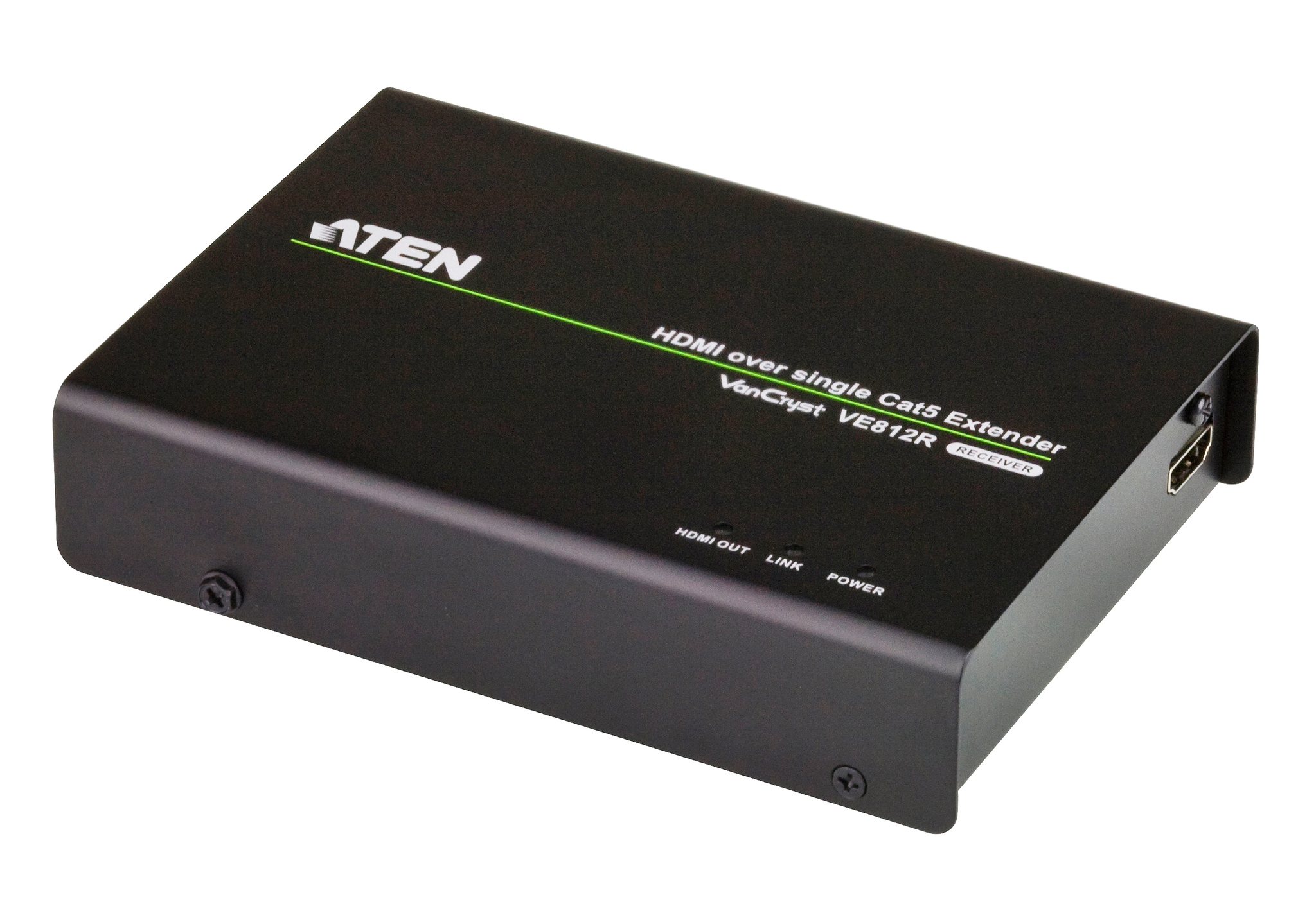 ATEN VE812R extension audio/video R�p�teur AV Noir