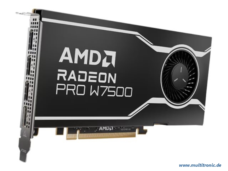 AMD RADEON PRO W7500 8GB RETAILPCIE 4.0 4xDP 8GB GDDR6 - 8.192 MB