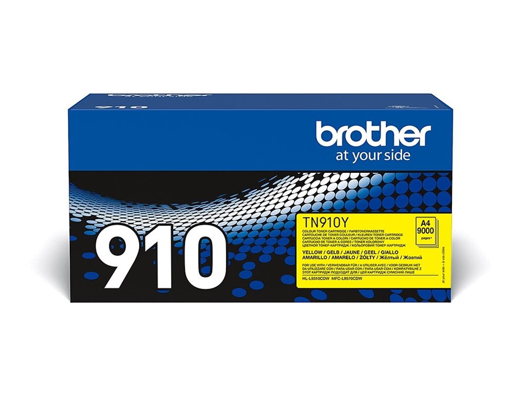 Brother TN-910Y cartucho de t�ner 1 pieza(s) Original Amarillo