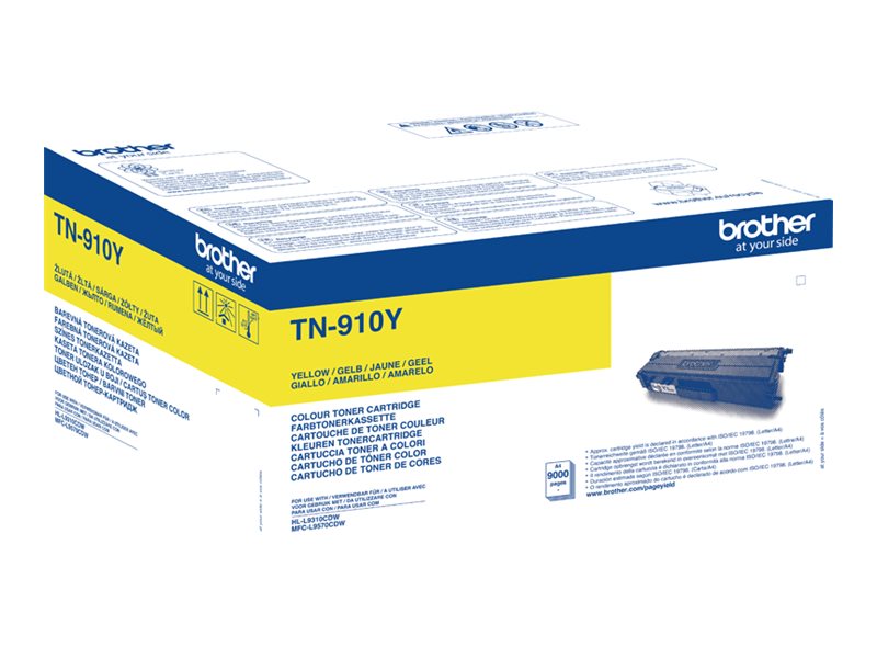 Brother TN910Y - Ultra Jumbo - Gelb - original
