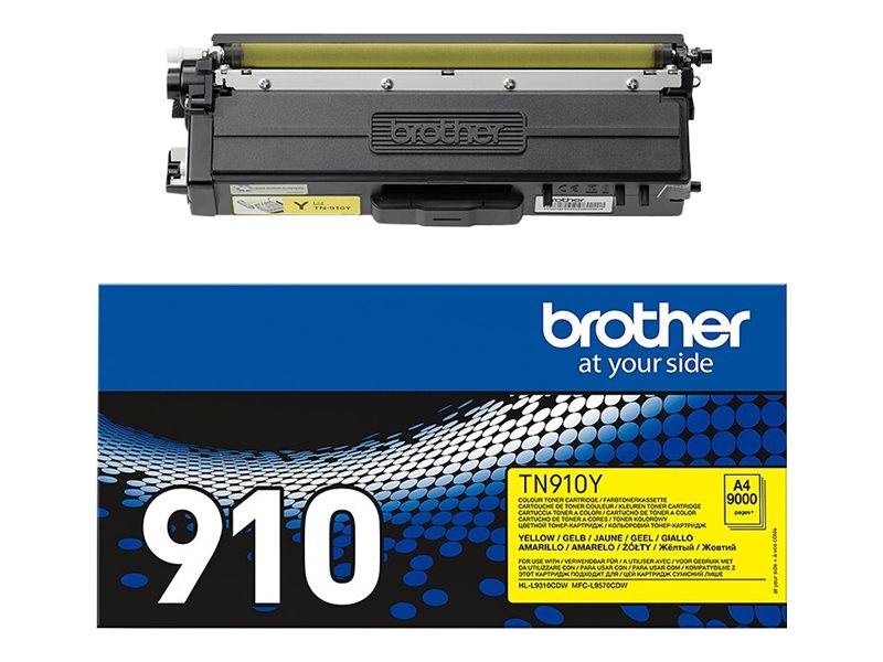 Brother TN910Y - Ultra Jumbo - Gelb - original