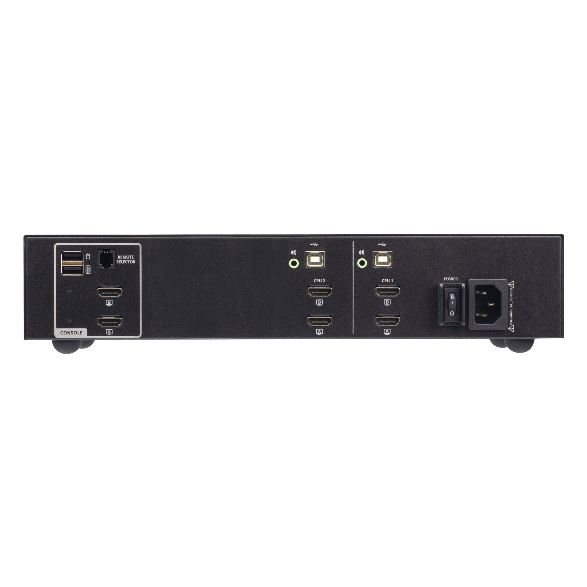 ATEN CS1142H4 4K HDMI Secure KVM Dual Display PSD PP V4.0 - KVM-Umschalter - 2-Port