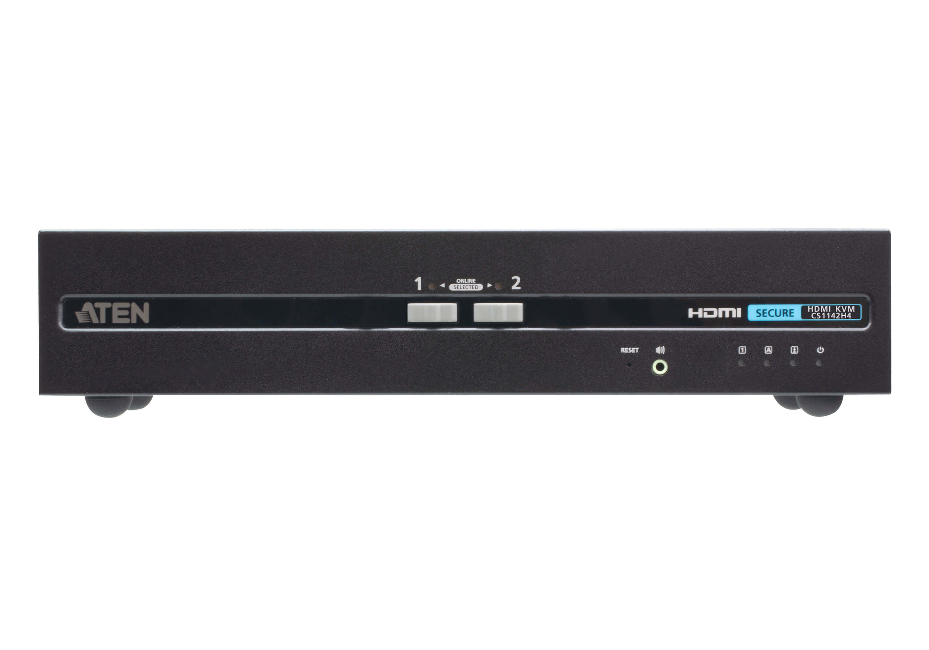 ATEN CS1142H4 4K HDMI Secure KVM Dual Display PSD PP V4.0 - KVM-Umschalter - 2-Port