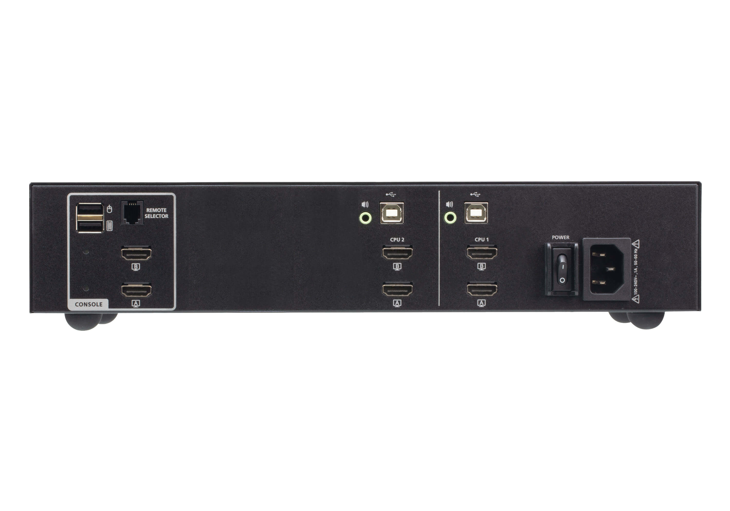 ATEN CS1142H4 4K HDMI Secure KVM Dual Display PSD PP V4.0 - KVM-Umschalter - 2-Port
