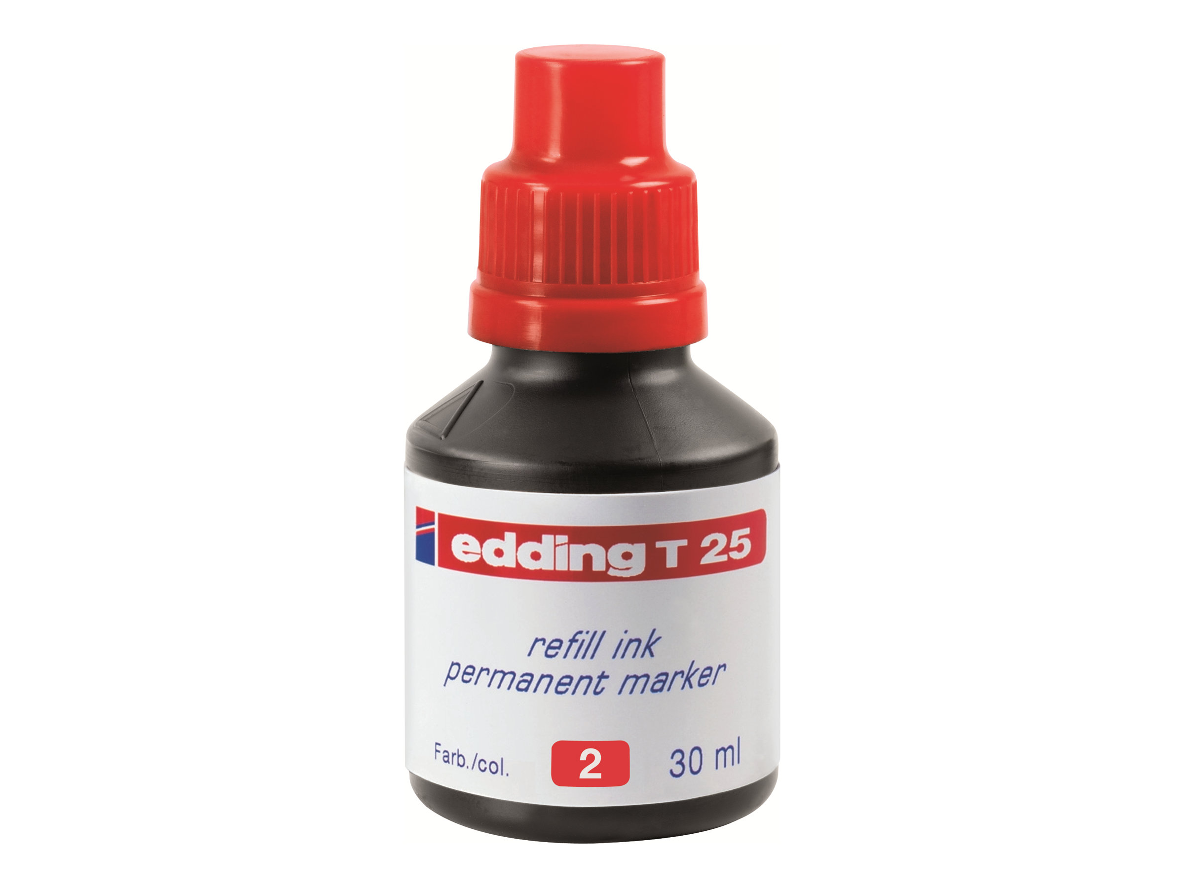 EDDING T 25 - Tinte - permanent - Rot - 30 ml