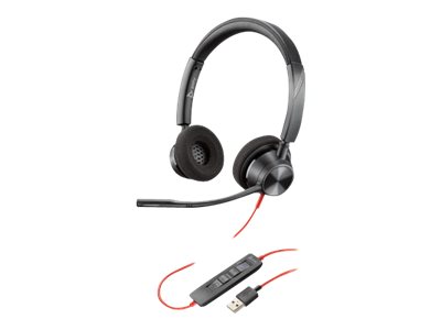 Poly Blackwire 3320 - 3300 Series - Headset - On-Ear