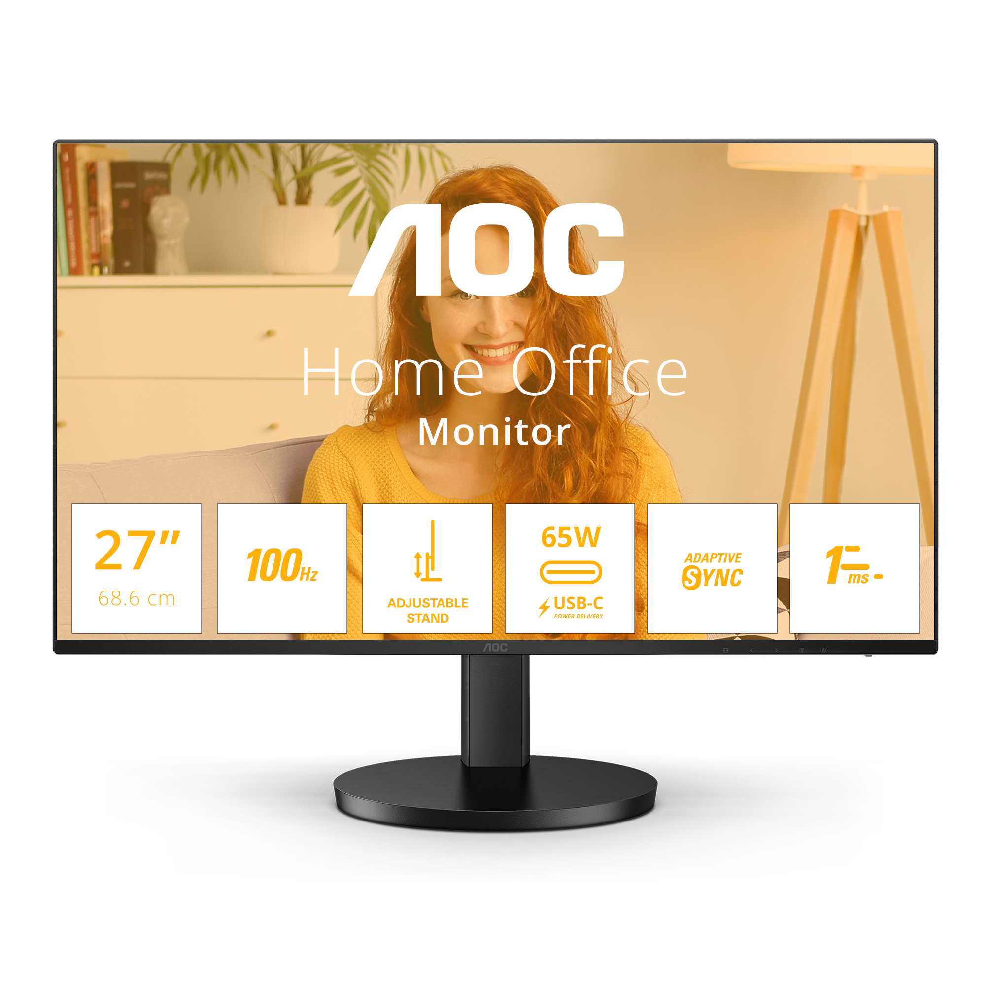AOC B3 Q27B3CF2 computer monitor 68.6 cm (27) 2560 x 1440 pixels Quad HD Black