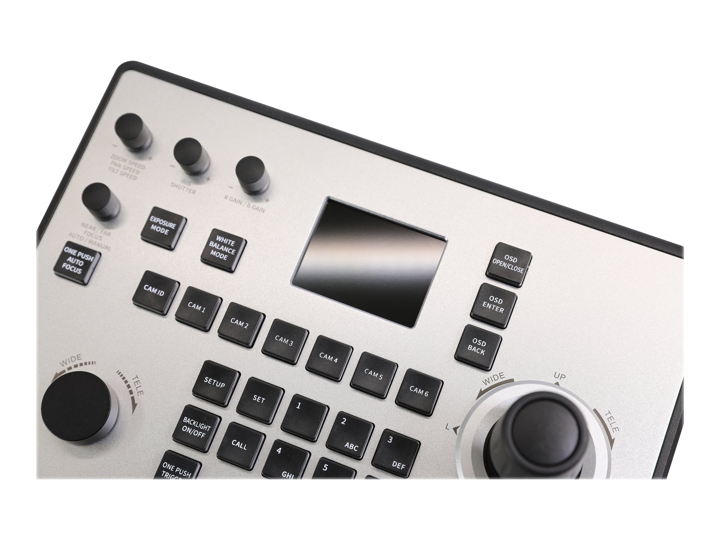 PTZOptics CCTV-Kamerafernbedienung - Anzeige