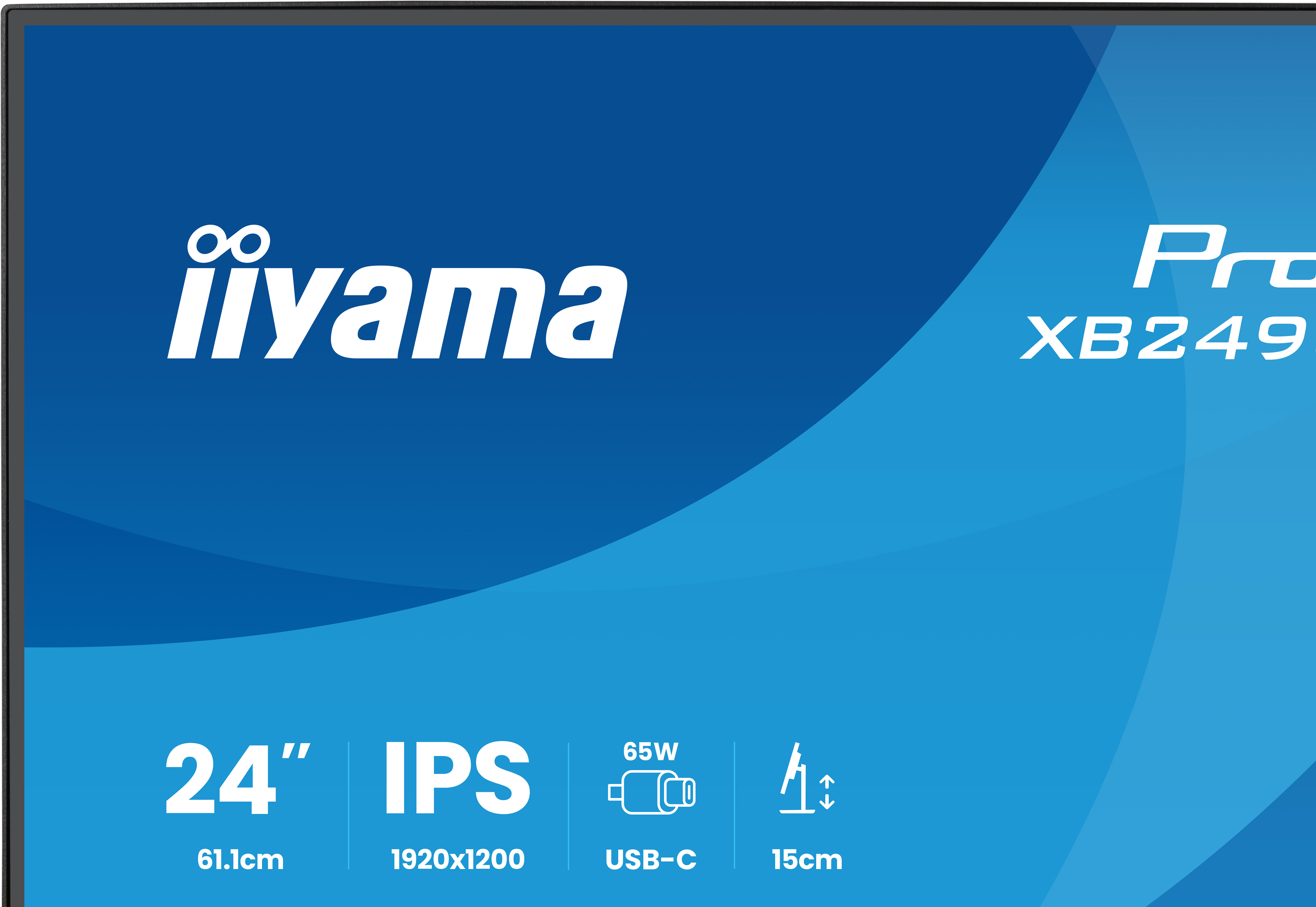 iiyama ProLite XB2495WSC-B1 computer monitor 61.2 cm (24.1) 1920 x 1200 pixels WUXGA LED Black