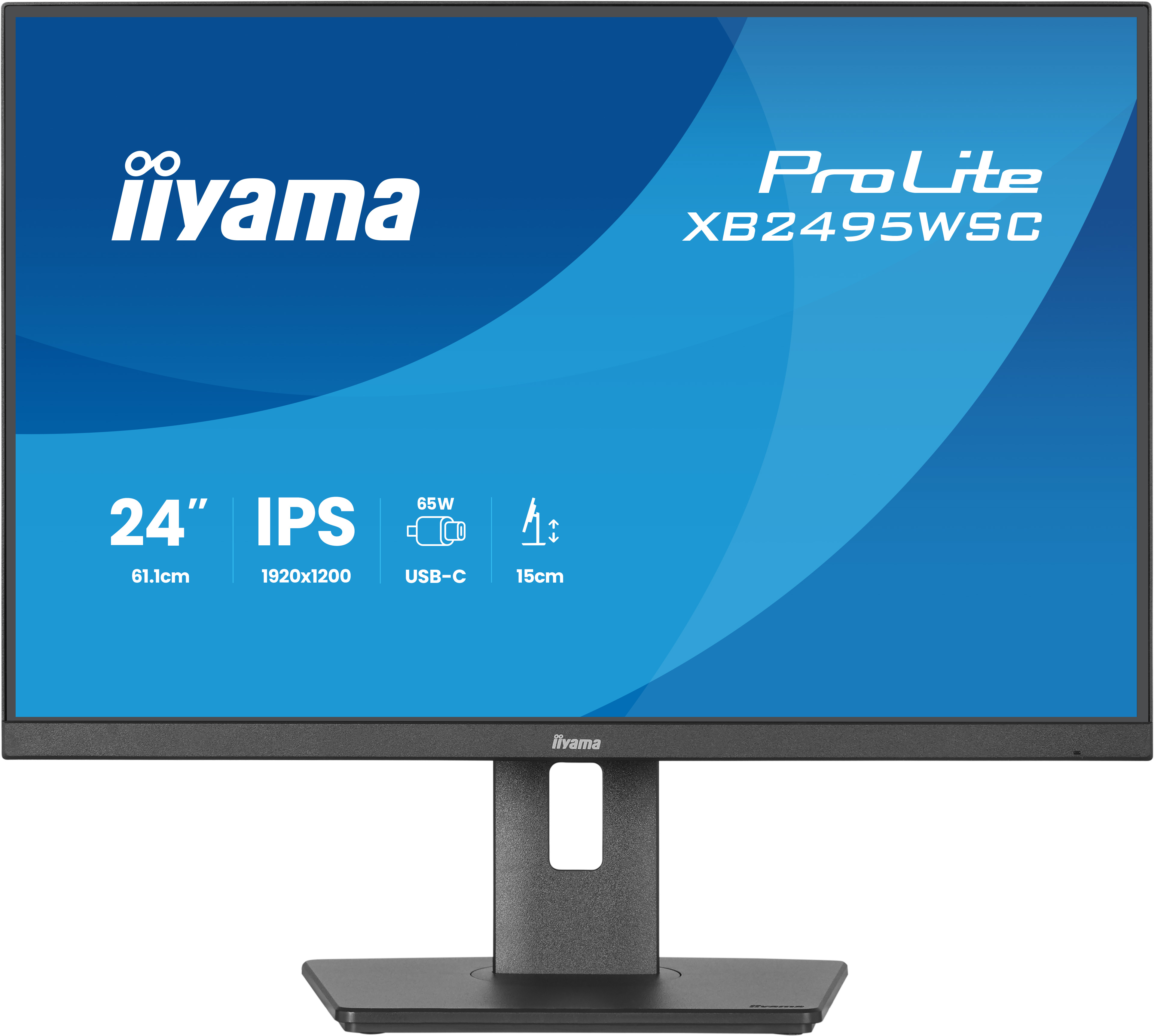 iiyama ProLite XB2495WSC-B1 pantalla para PC 61,2 cm (24.1) 1920 x 1200 Pixeles WUXGA LED Negro