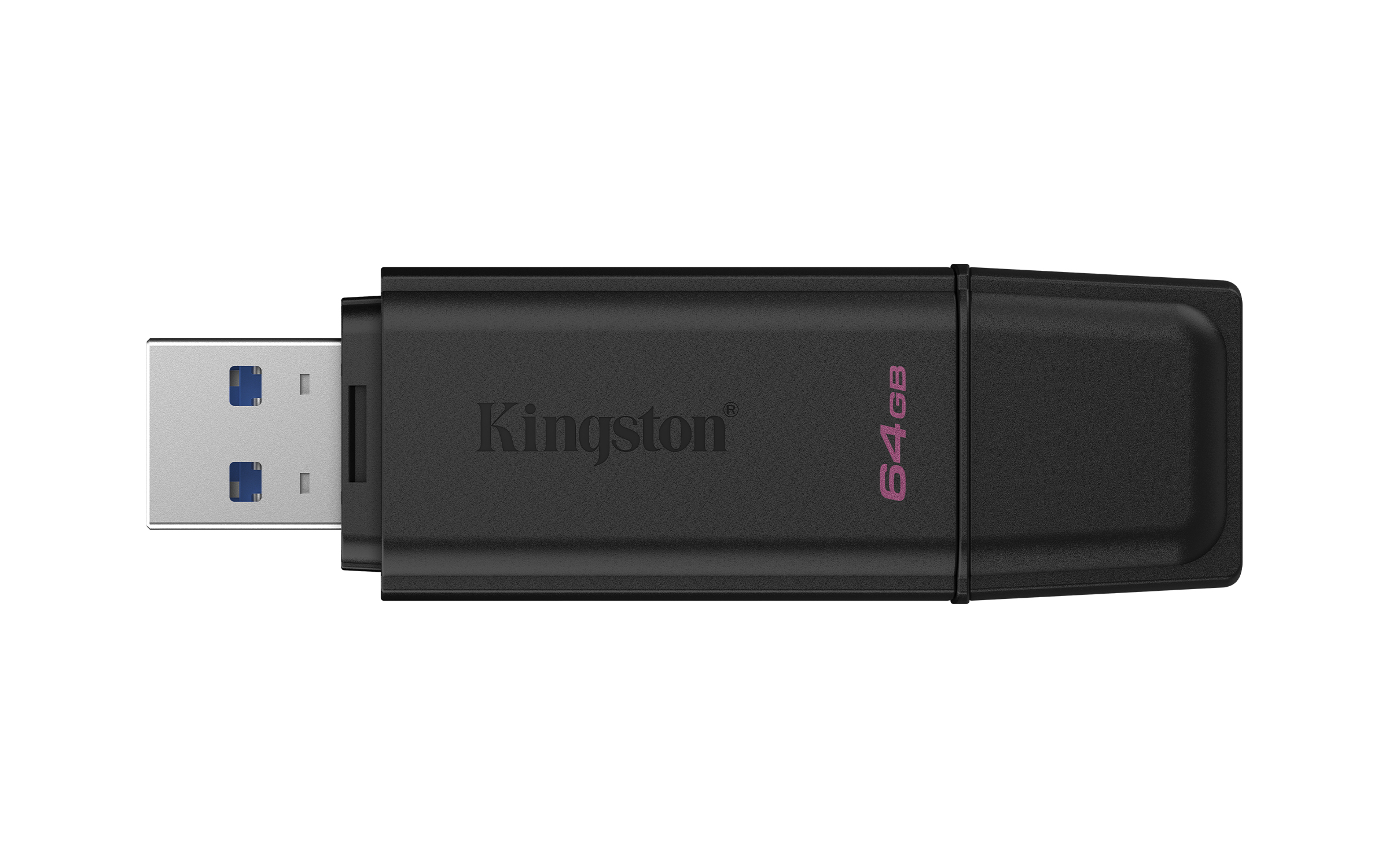 Kingston 64GB PORTABLE USB 3.2 GEN 1 DATATRAVELER EXODIA BLACK - 64 GB