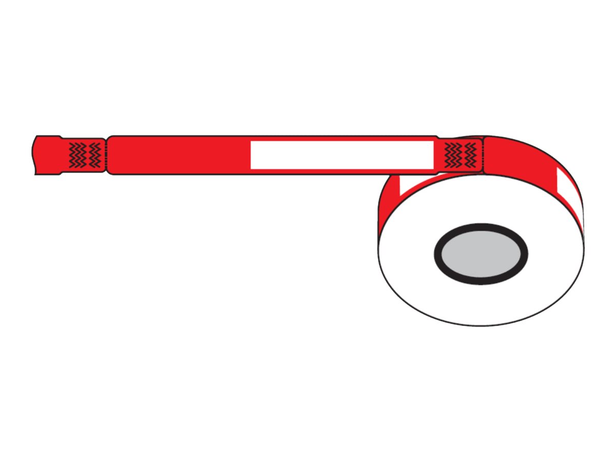 Zebra Z-Band UltraSoft - Kunststoff - permanenter Gummiklebstoff - 25 x 279 mm 1050 Stck. (6 Rolle(n)