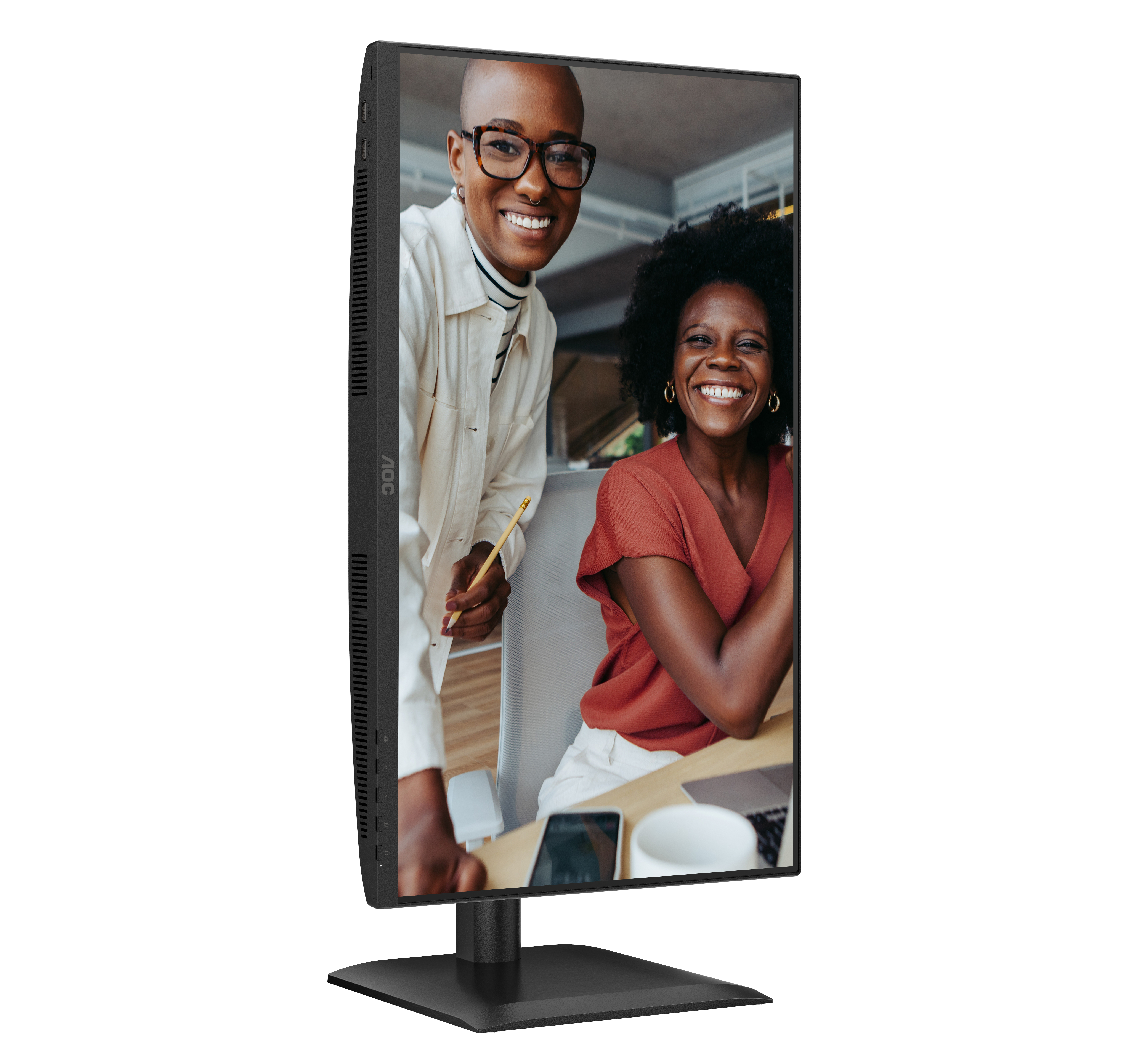 AOC 24E4U computer monitor 60.5 cm (23.8) 1920 x 1080 pixels Full HD LED Black