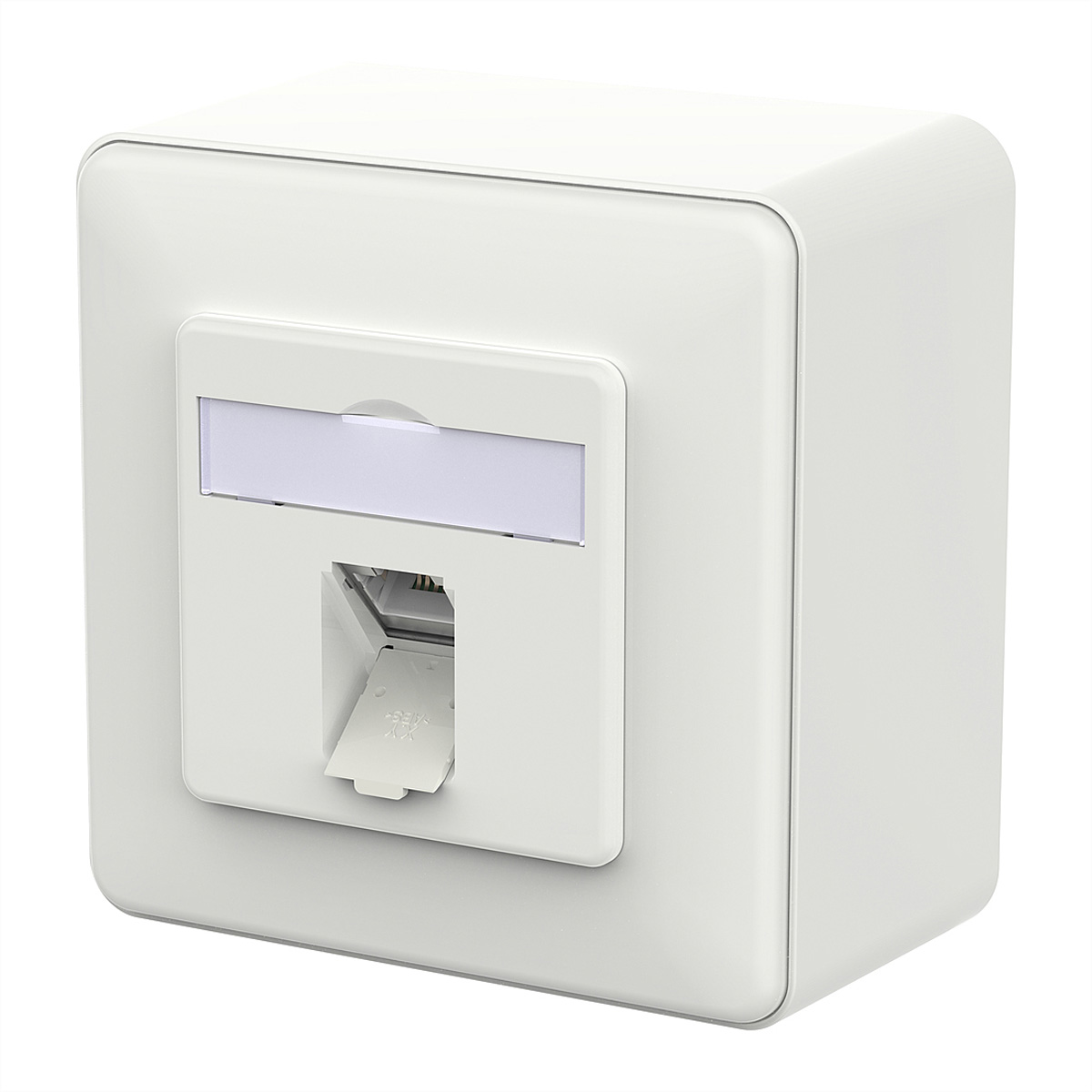 METZ CONNECT 130E370027-I presa energia RJ-45 Bianco