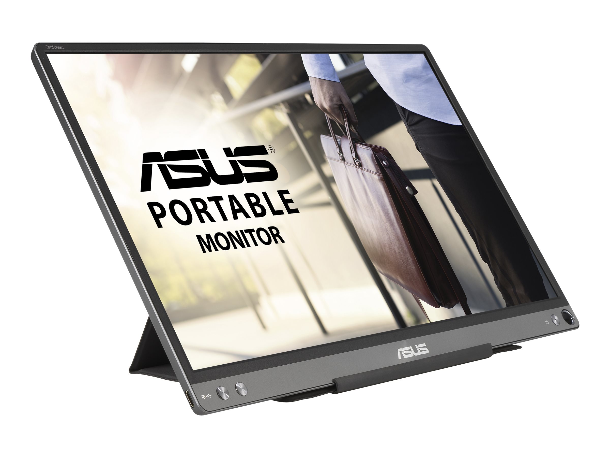 ASUS ZenScreen MB16ACE 39.6 cm (15.6) 1920 x 1080 pixels Full HD LED Grey