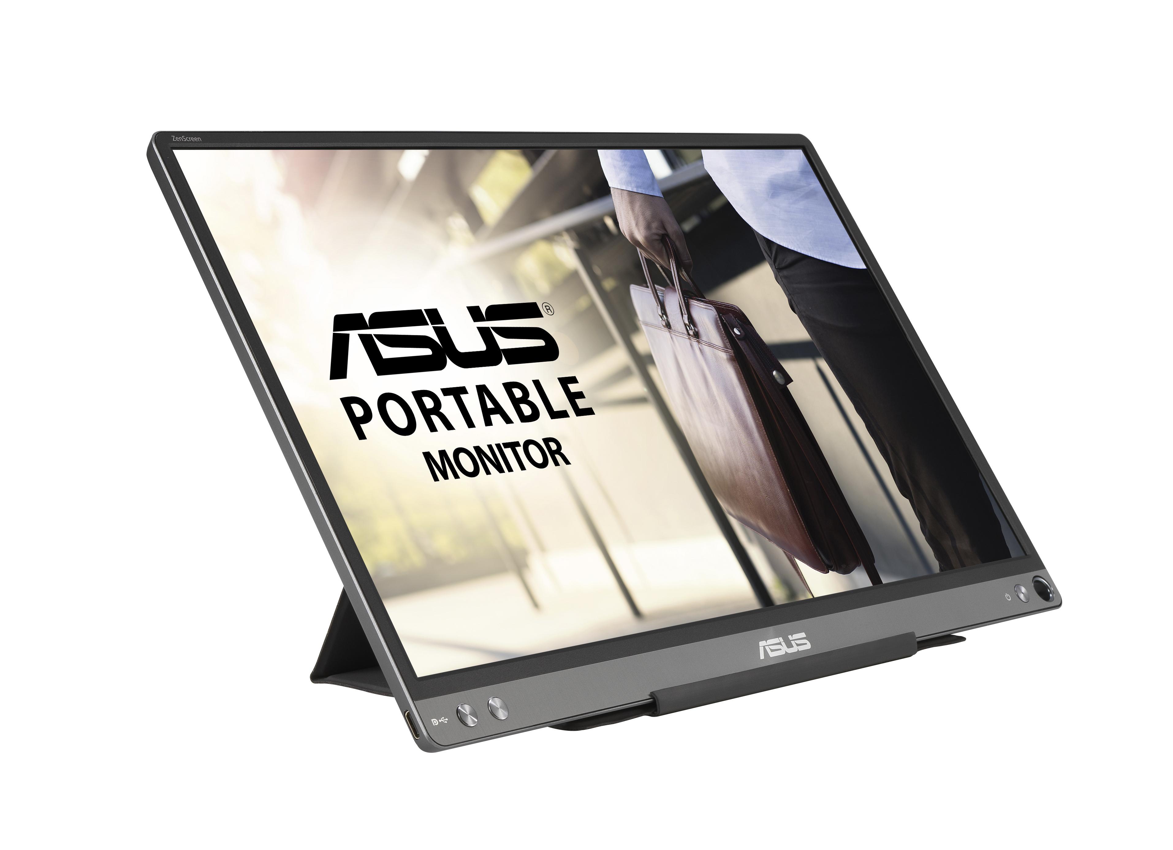 ASUS ZenScreen MB16ACE 39.6 cm (15.6) 1920 x 1080 pixels Full HD LED Grey