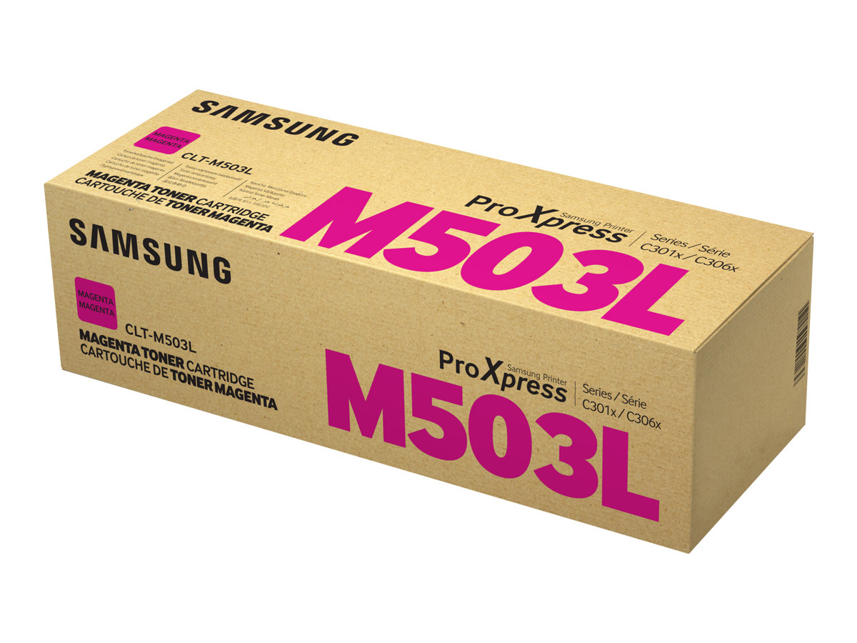 Samsung Cartucho de tner magenta de alto rendimiento CLT-M503L