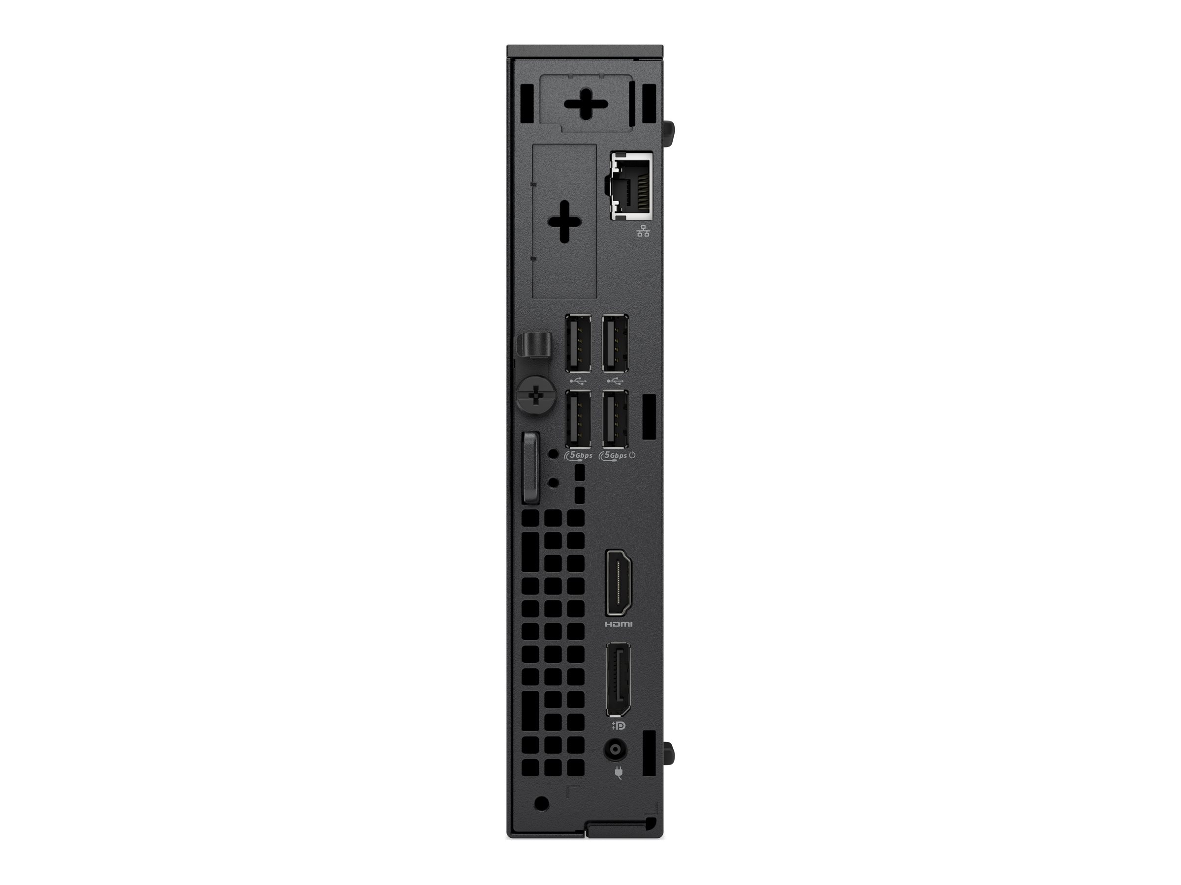 Dell Pro Micro QCM1250 - Micro - Core i3 i3-14100T / 2.7 GHz - RAM 8 GB - SSD 512 GB - NVMe - UHD Graphics 730 - 1GbE, Bluetooth, Wi-Fi 6E - WLAN: Bluetooth, 802.11a/b/g/n/ac/ax (Wi-Fi 6E)