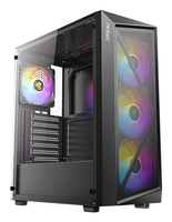 Antec AX67 ARGB Mid Tower Gaming Bl - Midi/Minitower