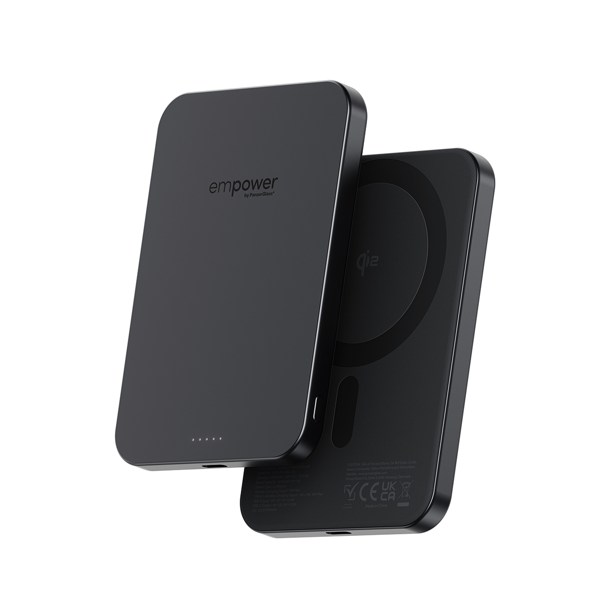 PanzerGlass empower by � empower Bank | 5000mAh | Space Black Noir
