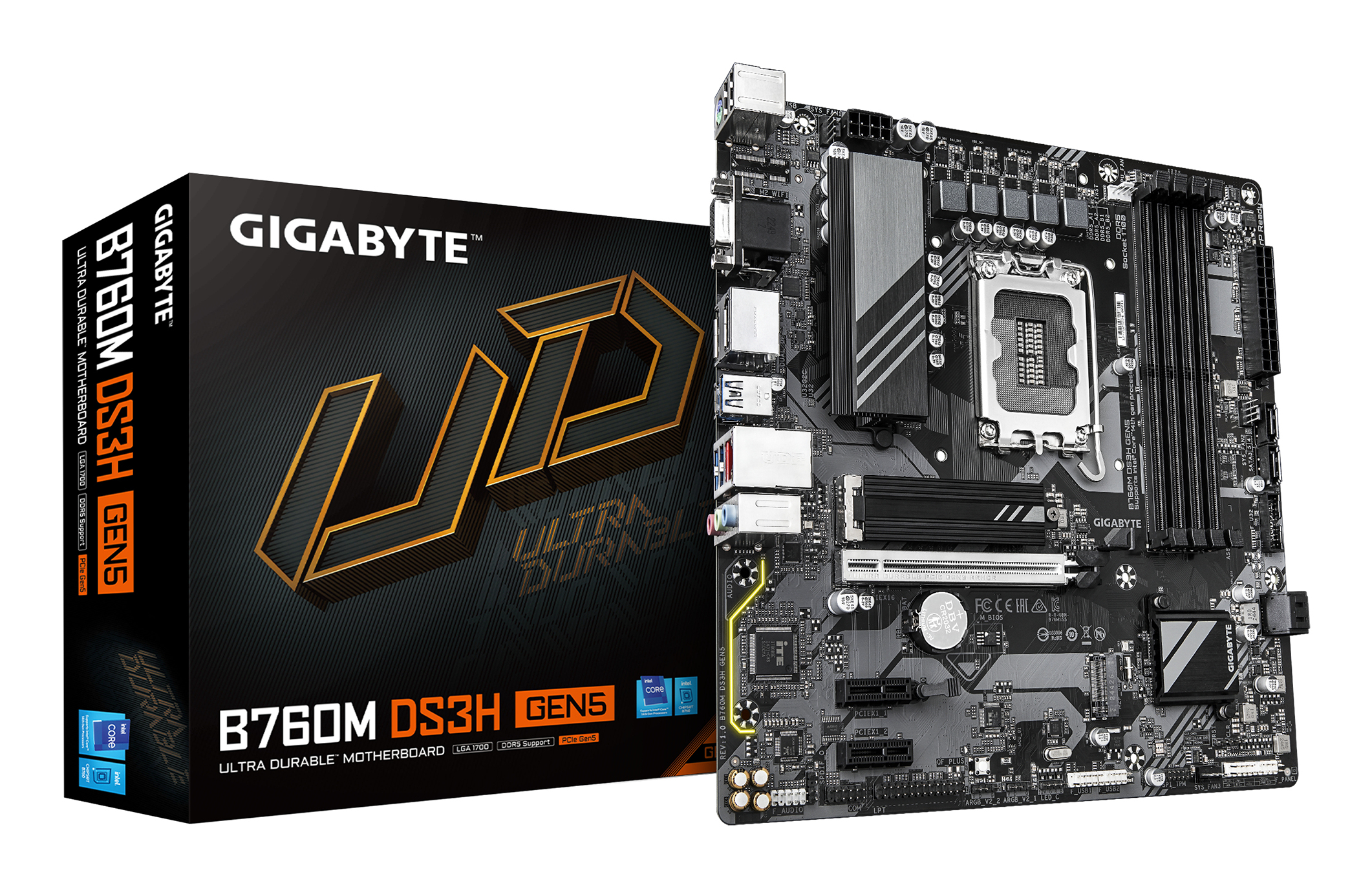 Gigabyte B760M DS3H GEN5 B760 S1700 mATX DDR5