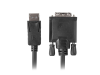 Lanberg CA-DPDV-10CU-0018-BK - 1,8 m - DisplayPort - DVI-D - Mnnlich - Mnnlich - 1920 x 1080 Pixel