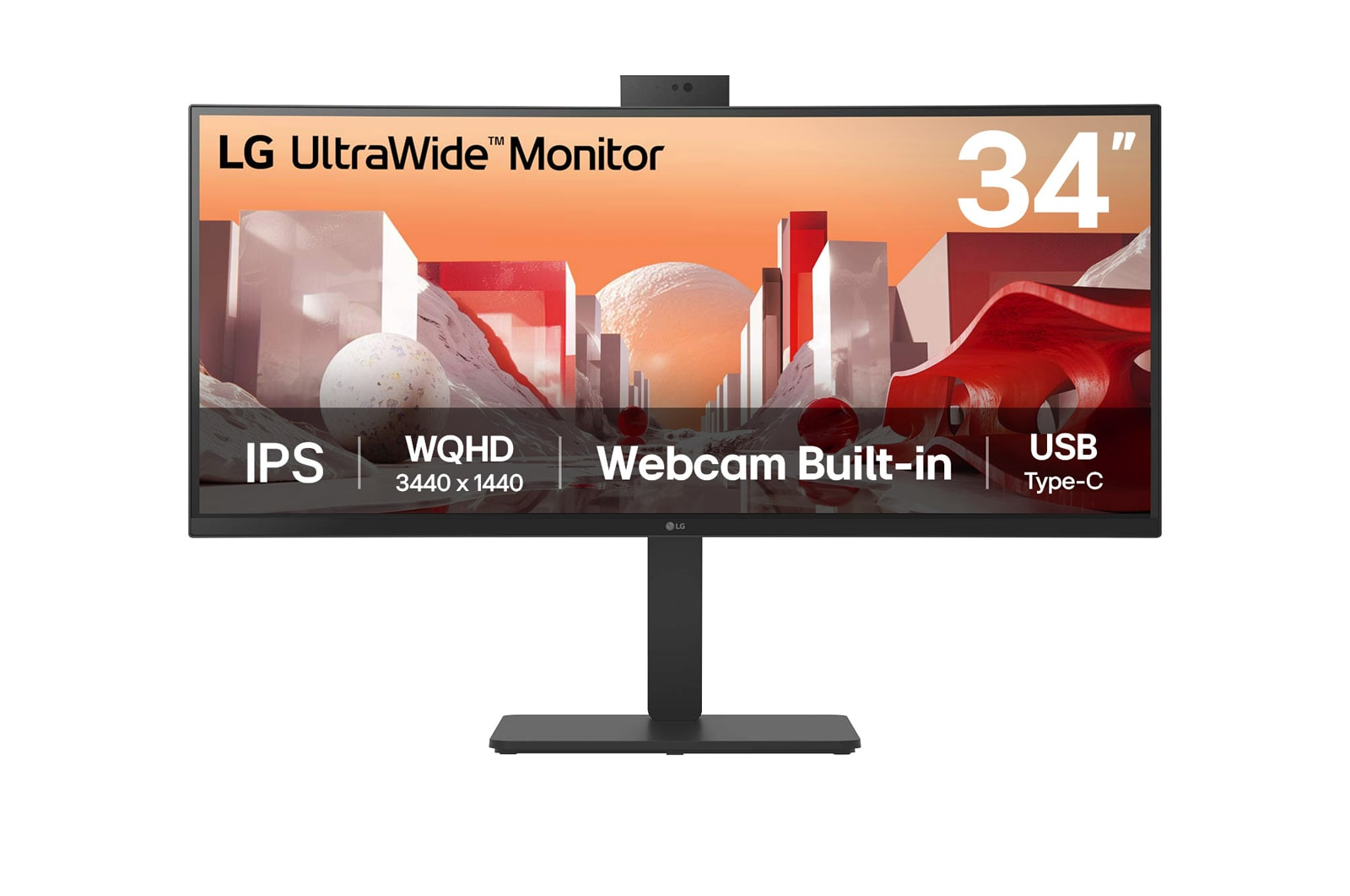 LG 34BA85QE-B computer monitor 86.4 cm (34) 3440 x 1440 pixels Wide Quad HD LCD Black