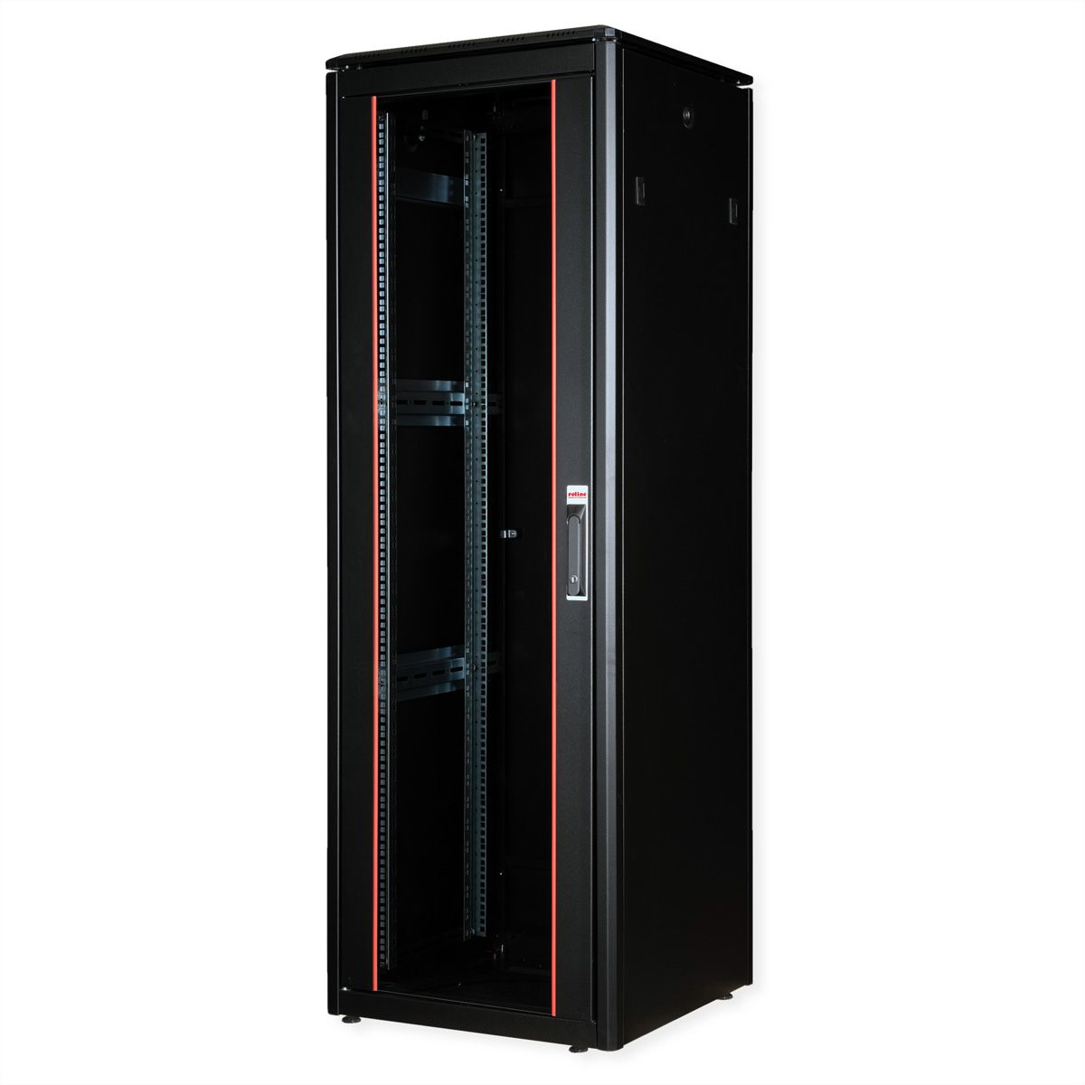 ROLINE Pro - Schrank Netzwerkschrank - mit Glast�r, 600 x 600 mm (B x T)