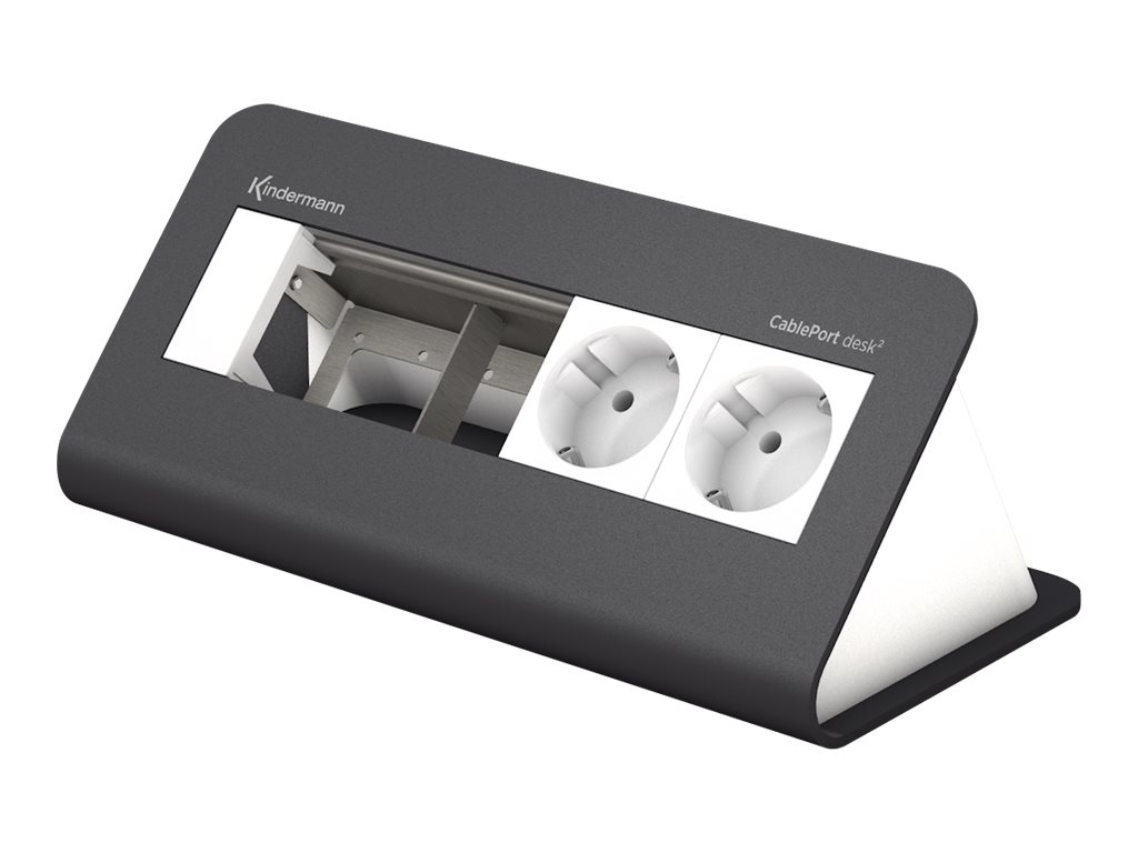 Kindermann CablePort desk 80 4-fold - Steckdosengehuse